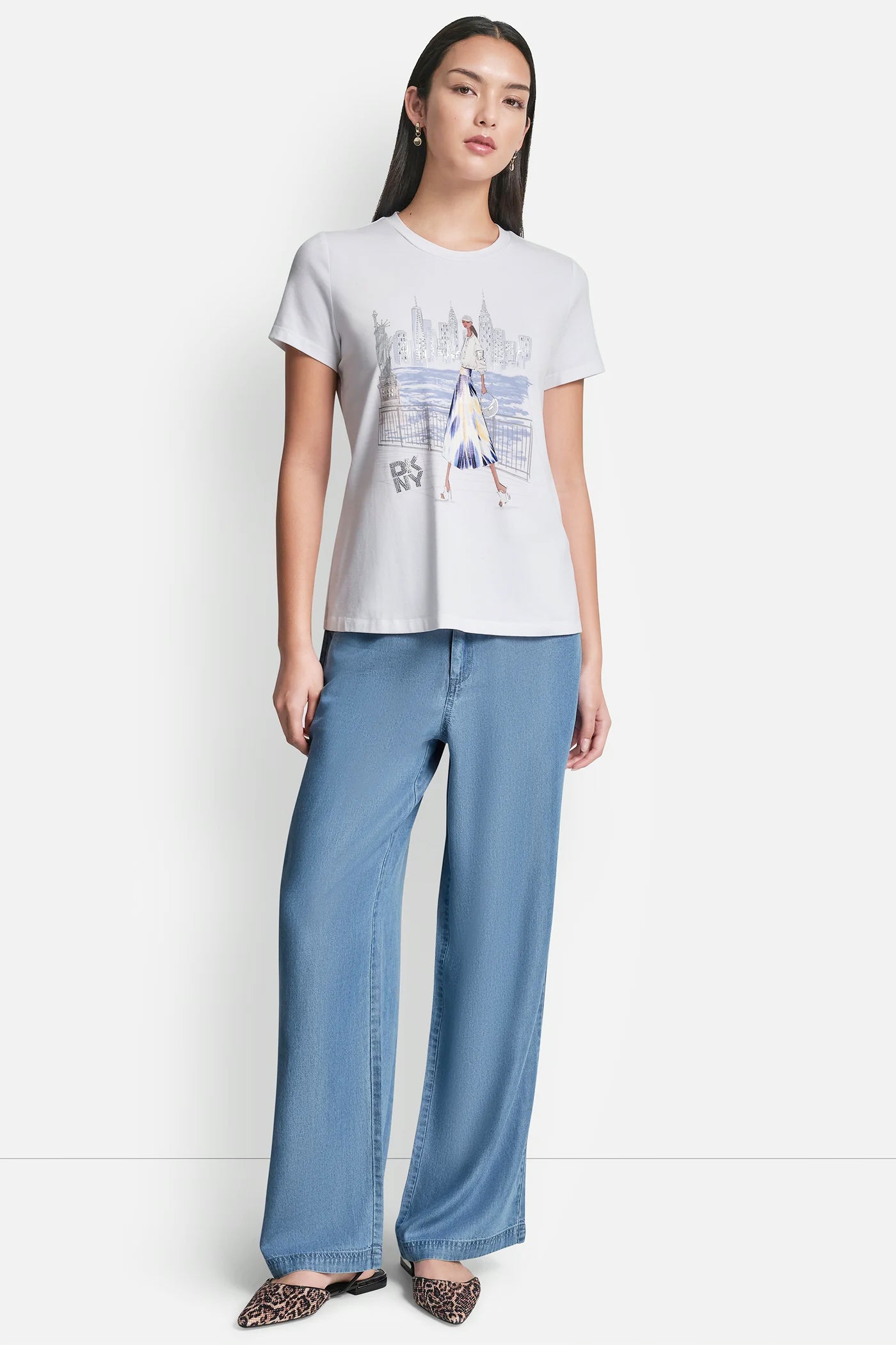 STATUE OF LIBERTY CONVERSATIONAL T-SHIRT View 2 | Women's Clearance STATUE OF LIBERTY CONVERSATIONAL T-SHIRT View 2 | Women's Clearance