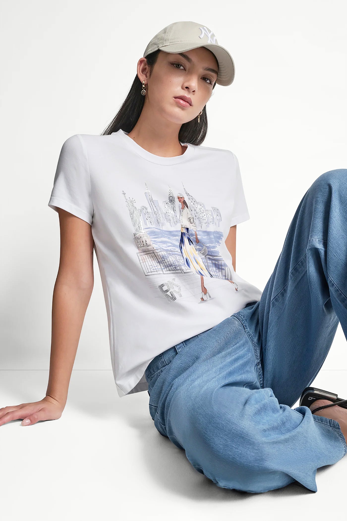 STATUE OF LIBERTY CONVERSATIONAL T-SHIRT VIEW 8 | Women's Clearance STATUE OF LIBERTY CONVERSATIONAL T-SHIRT VIEW 8 | Women's Clearance