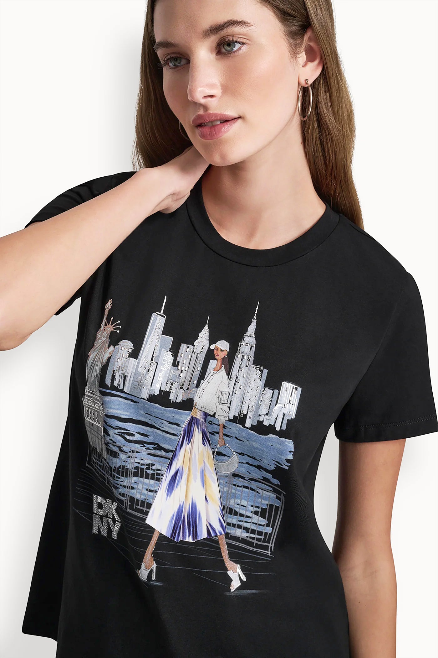 STATUE OF LIBERTY CONVERSATIONAL T-SHIRT View 1 | Women's Clearance STATUE OF LIBERTY CONVERSATIONAL T-SHIRT View 1 | Women's Clearance