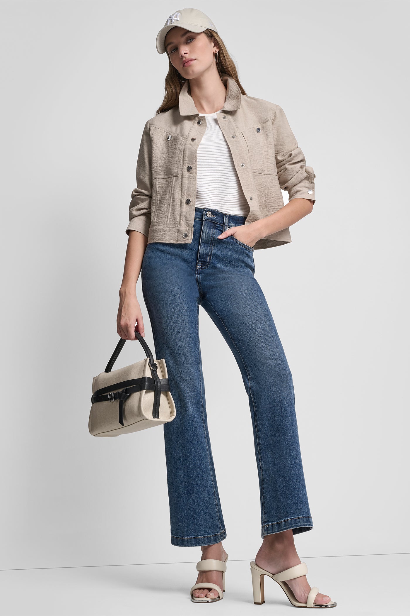CROPPED TRUCKER JACKET View 1 | Women's Clearance CROPPED TRUCKER JACKET View 1 | Women's Clearance