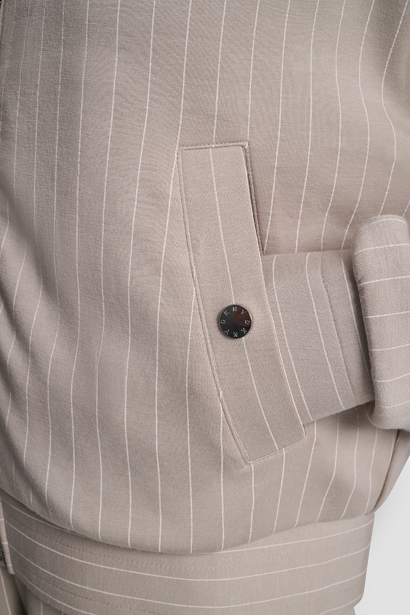 PINSTRIPED TRACK JACKET VIEW 2