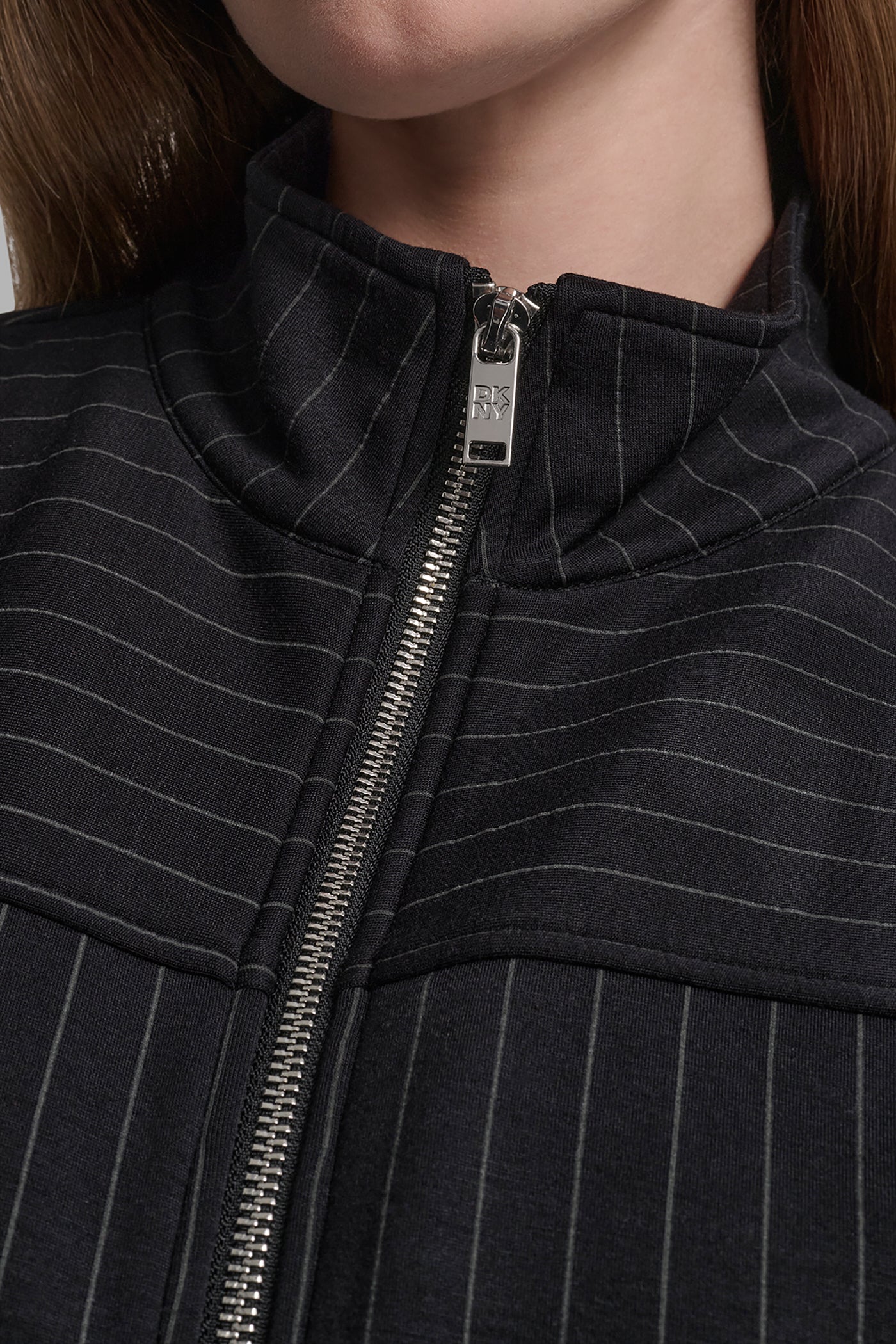 PINSTRIPED TRACK JACKET VIEW 2