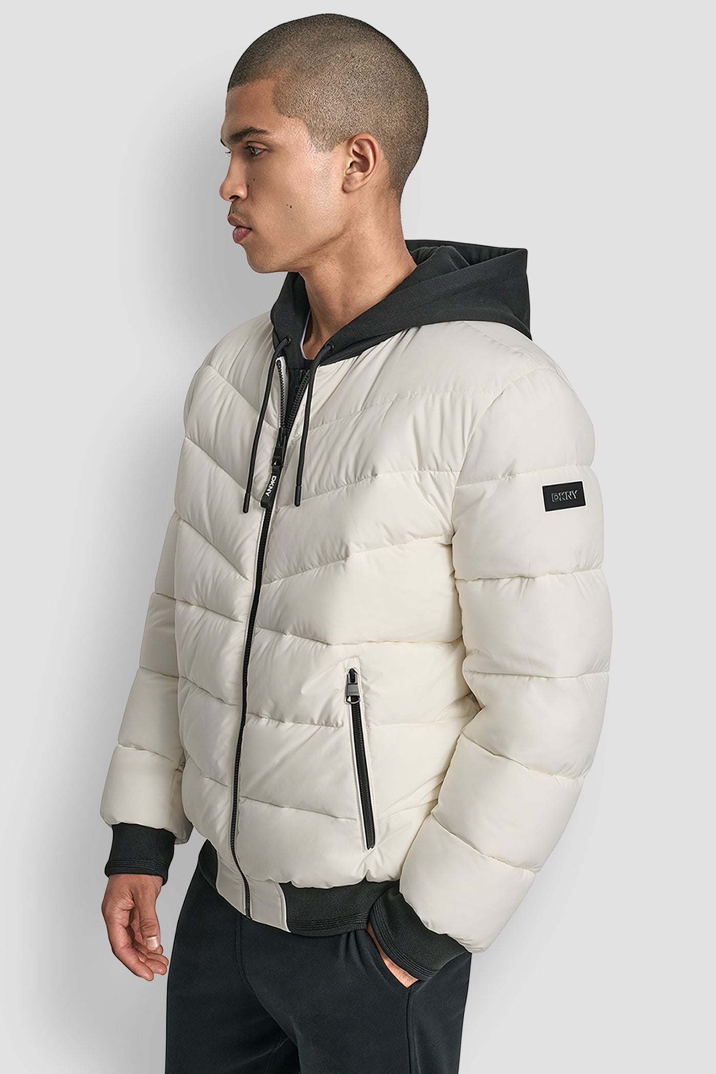 STRETCH BOMBER JACKET VIEW 3 | Mens Coats and Jackets STRETCH BOMBER JACKET VIEW 3 | Mens Coats and Jackets