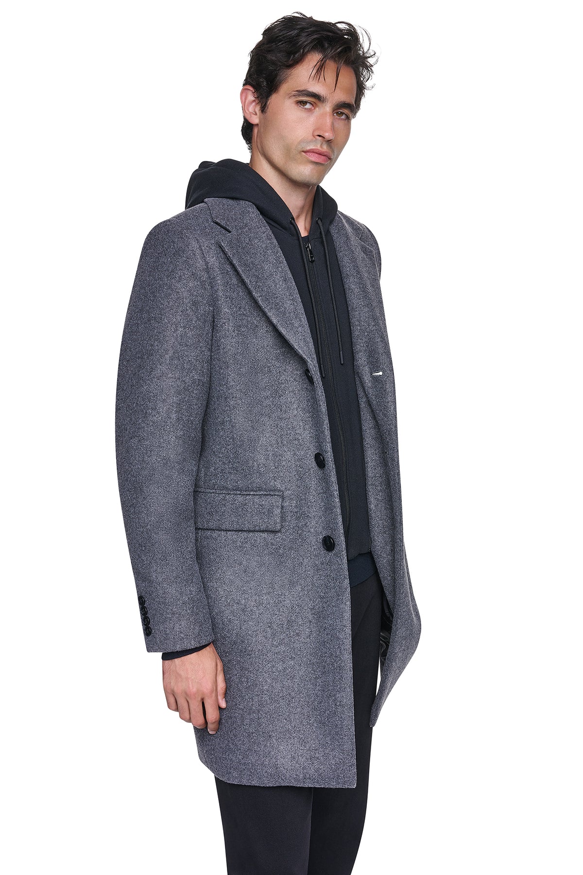 FAUX WOOL COAT View 2 | Mens Coats and Jackets FAUX WOOL COAT View 2 | Mens Coats and Jackets