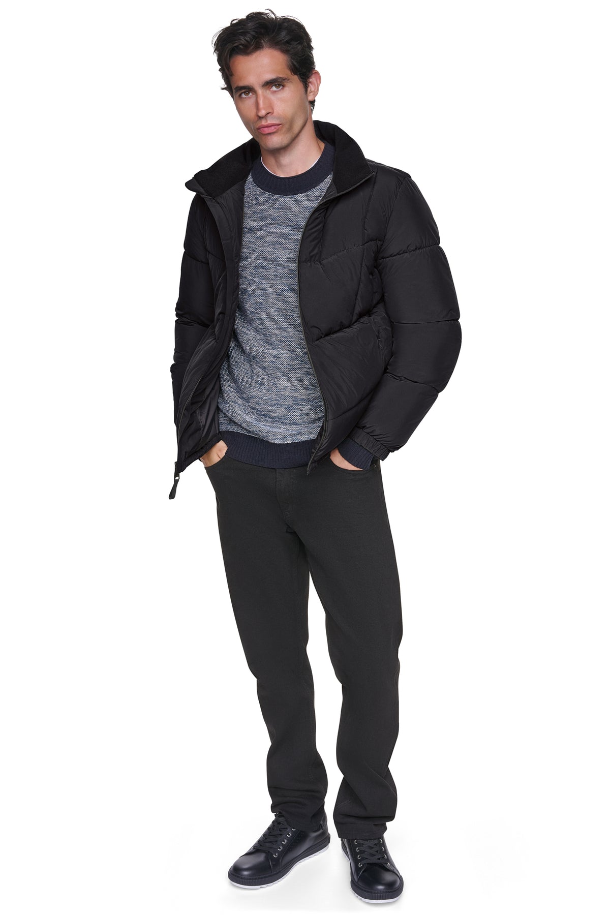 STRETCH PUFFER JACKET View 2 | DKNY Promo STRETCH PUFFER JACKET View 2 | DKNY Promo