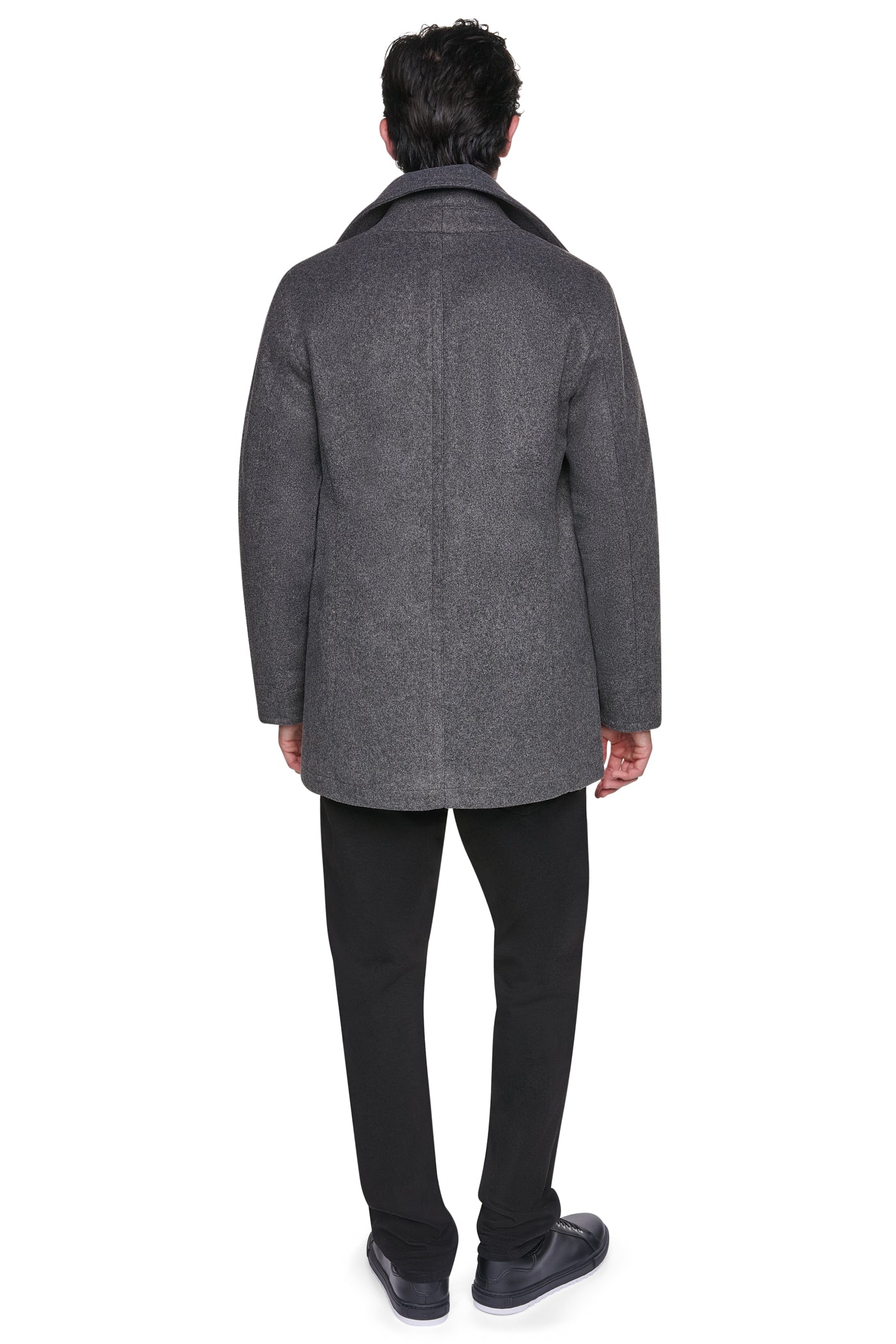 Faux Wool Peacoat | DKNY
