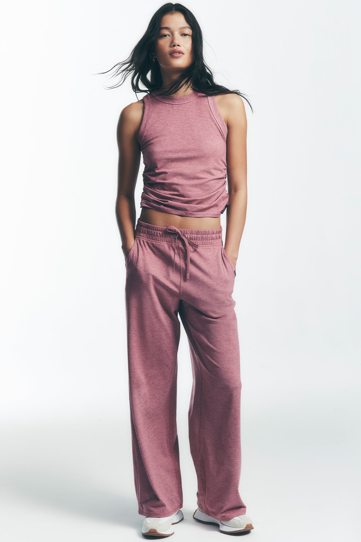 MID-RISE SPACEDYE WIDE-LEG PANT VIEW 1 | SALE MID-RISE SPACEDYE WIDE-LEG PANT VIEW 1 | SALE