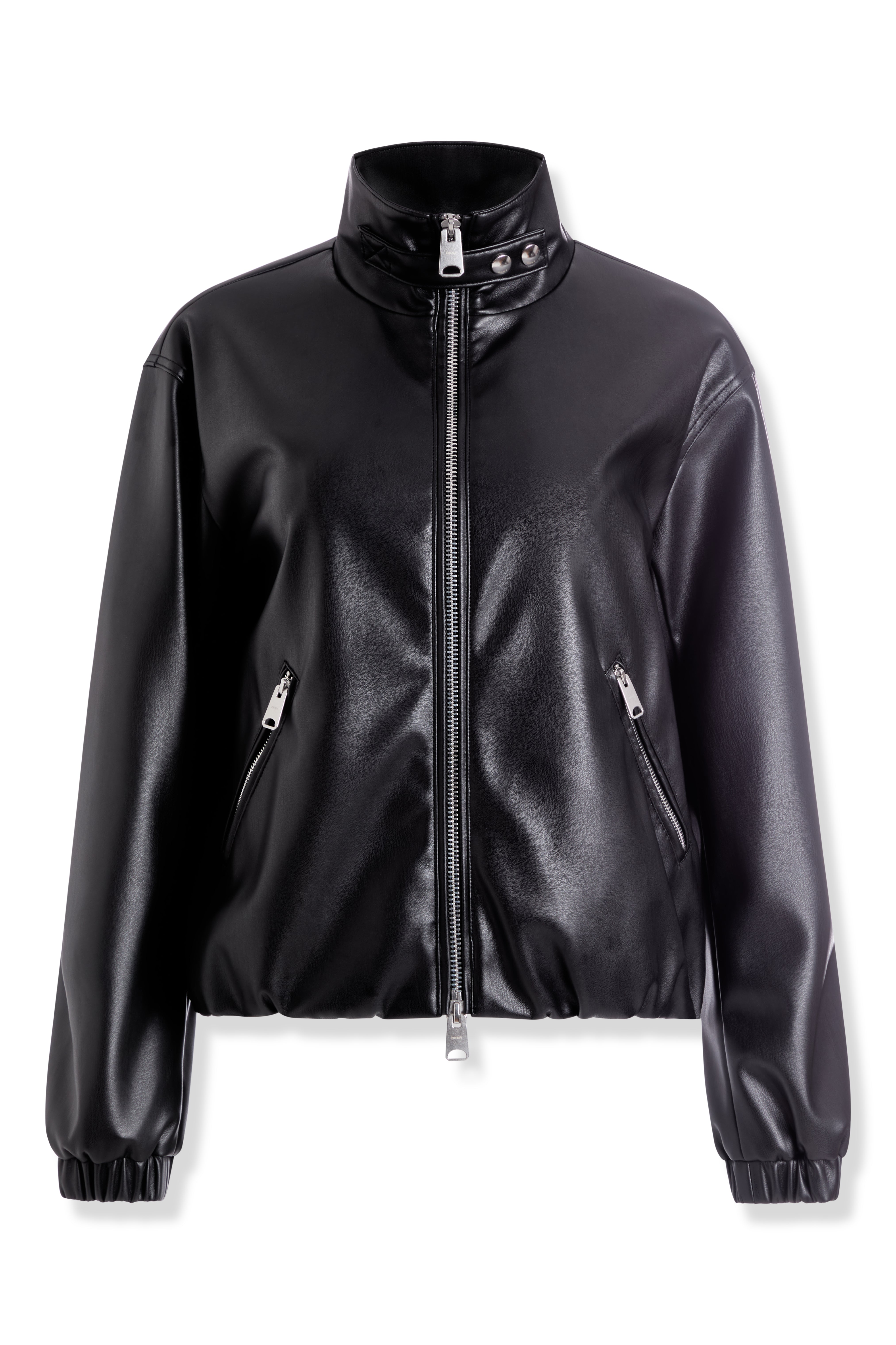 FAUX LEATHER BOMBER View 2 | All Products FAUX LEATHER BOMBER View 2 | All Products