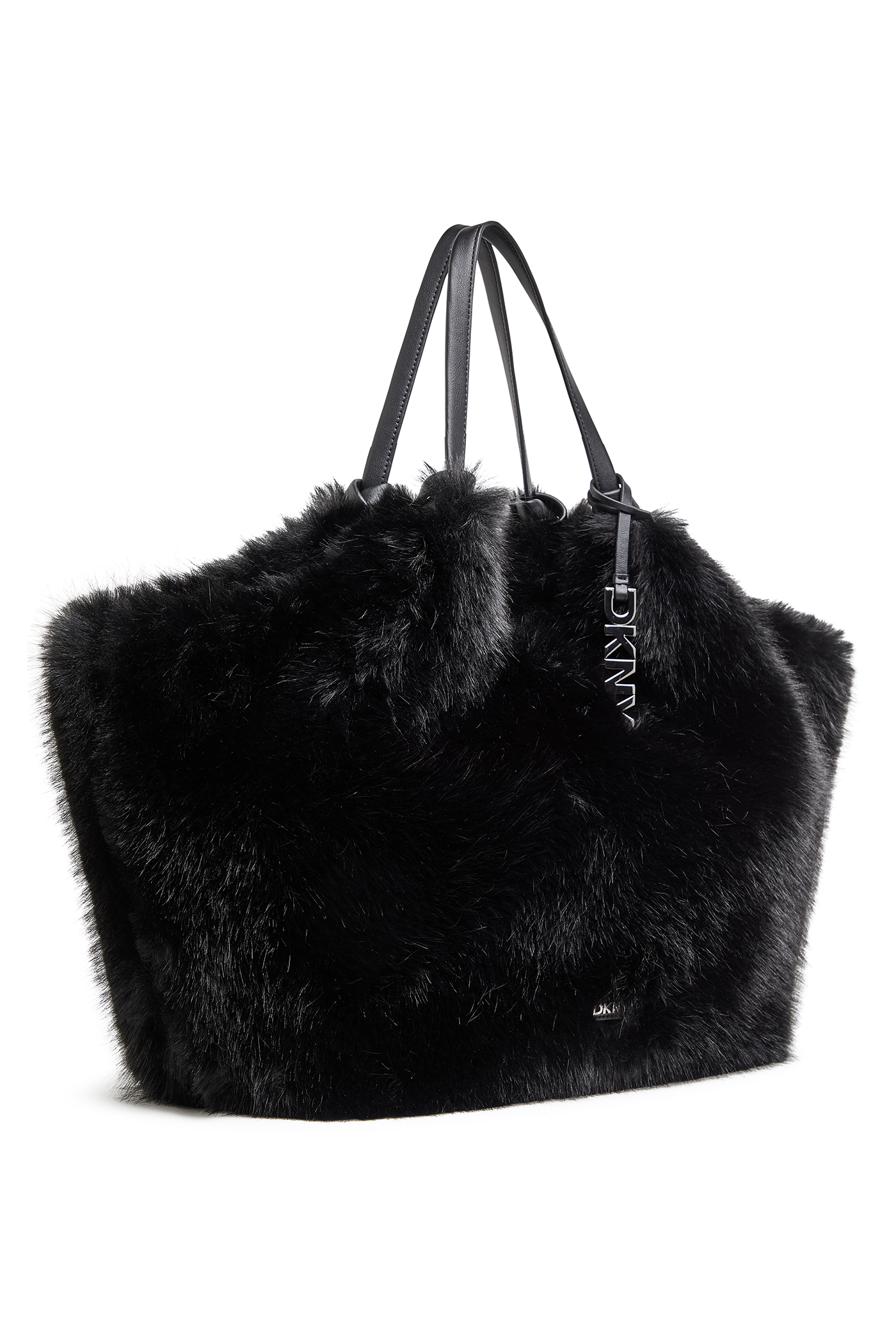 PAULA LARGE FAUX FUR TOTE View 2 | DKNY Commuter PAULA LARGE FAUX FUR TOTE View 2 | DKNY Commuter