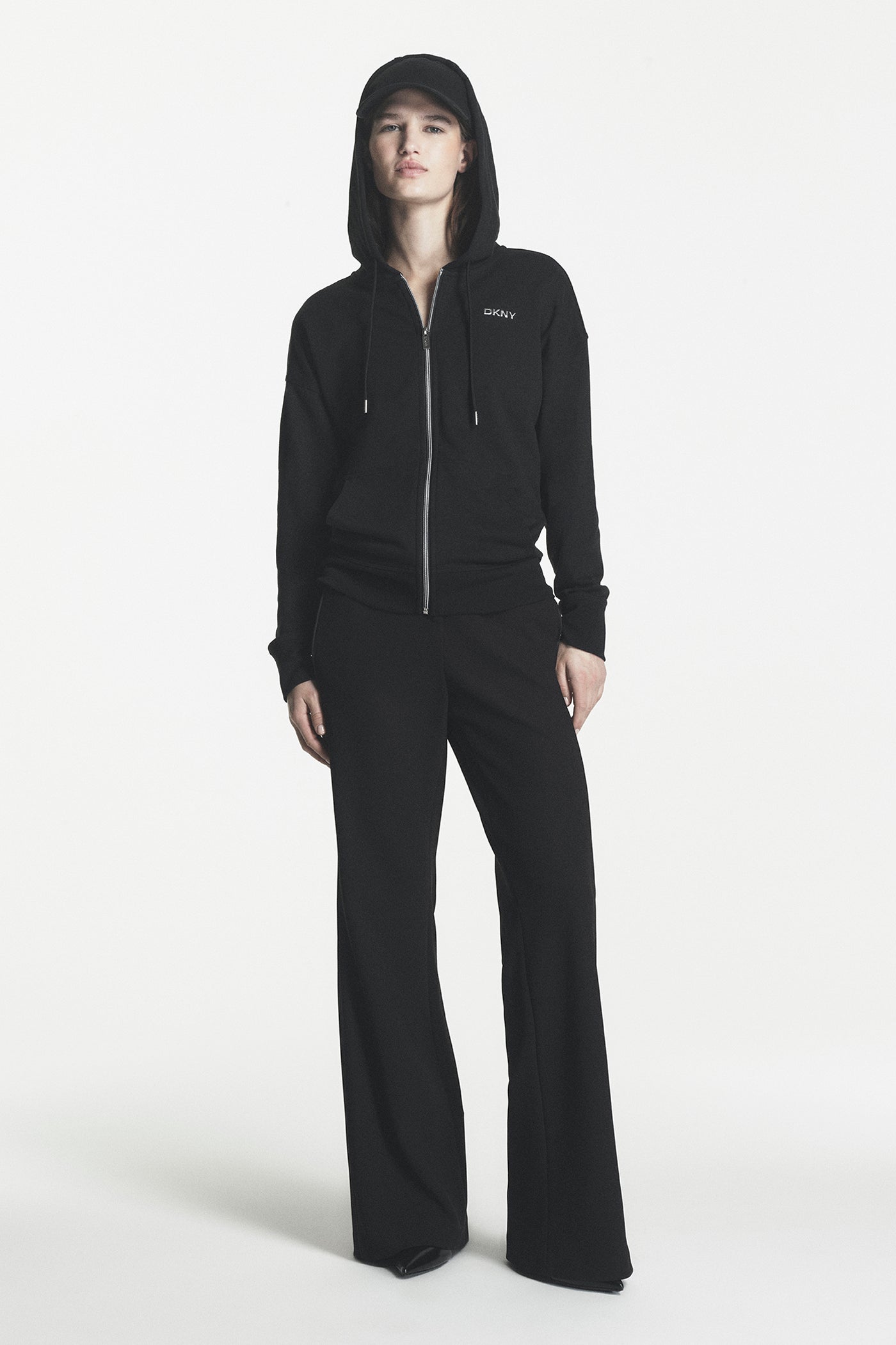METALLIC BUBBLE FULL ZIP VIEW 1