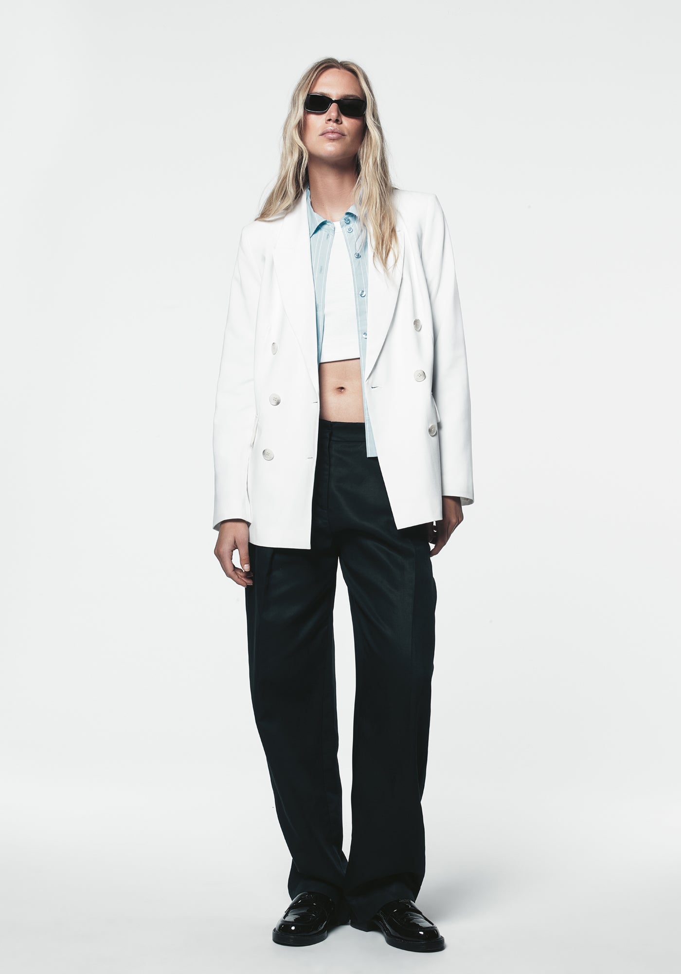 DOUBLE BREASTED BLAZER VIEW 4 | Jackets & Blazers