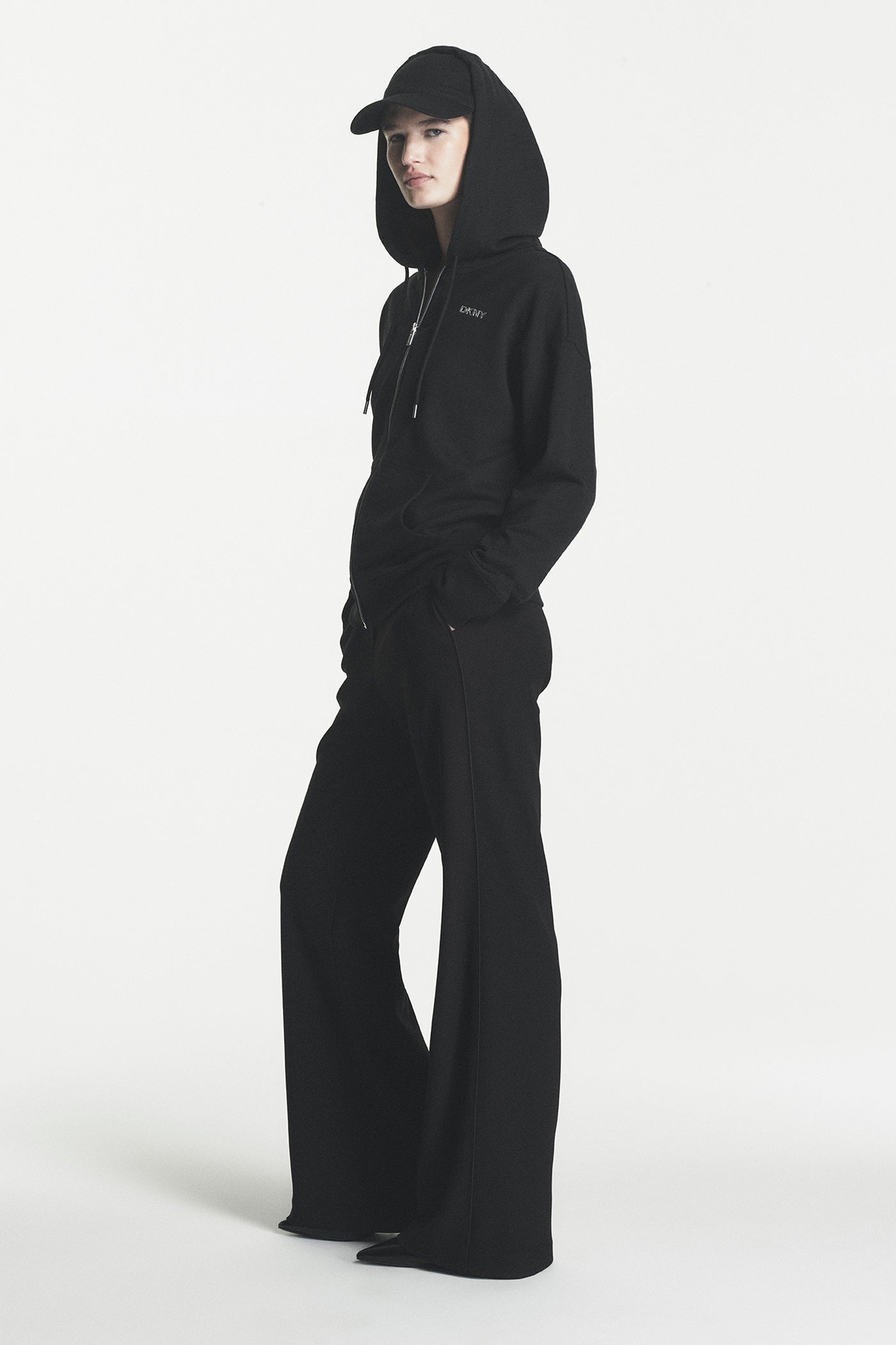 METALLIC BUBBLE FULL ZIP VIEW 2