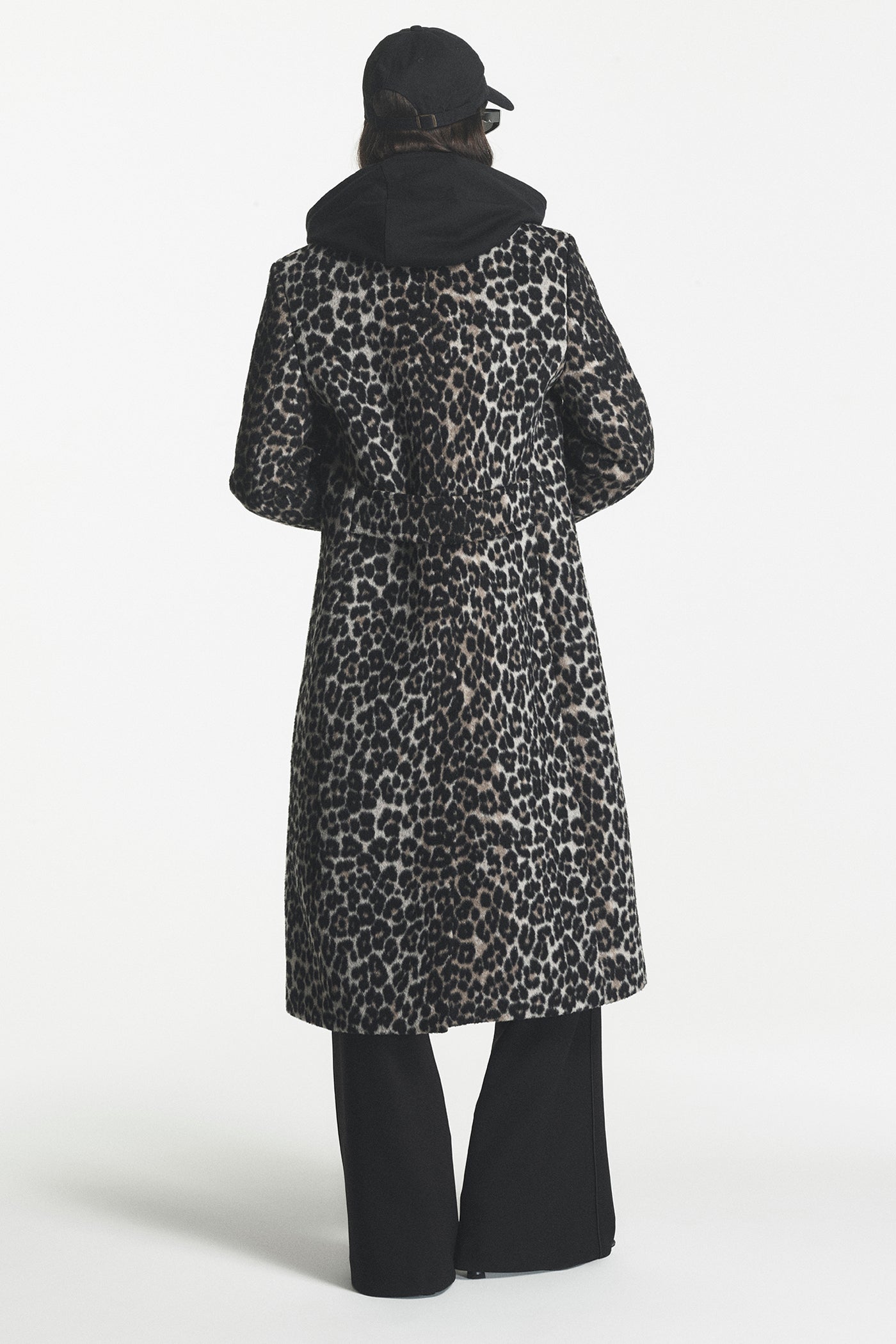 SINGLE BREASTED WOOL COAT VIEW 2