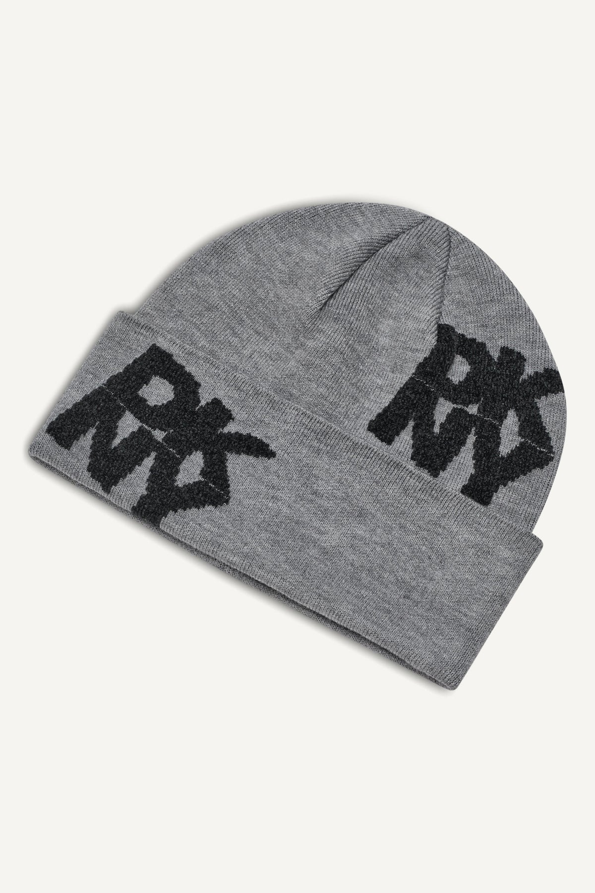 CHENILLE BLOCK DKNY CUFF BEANIE VIEW 2