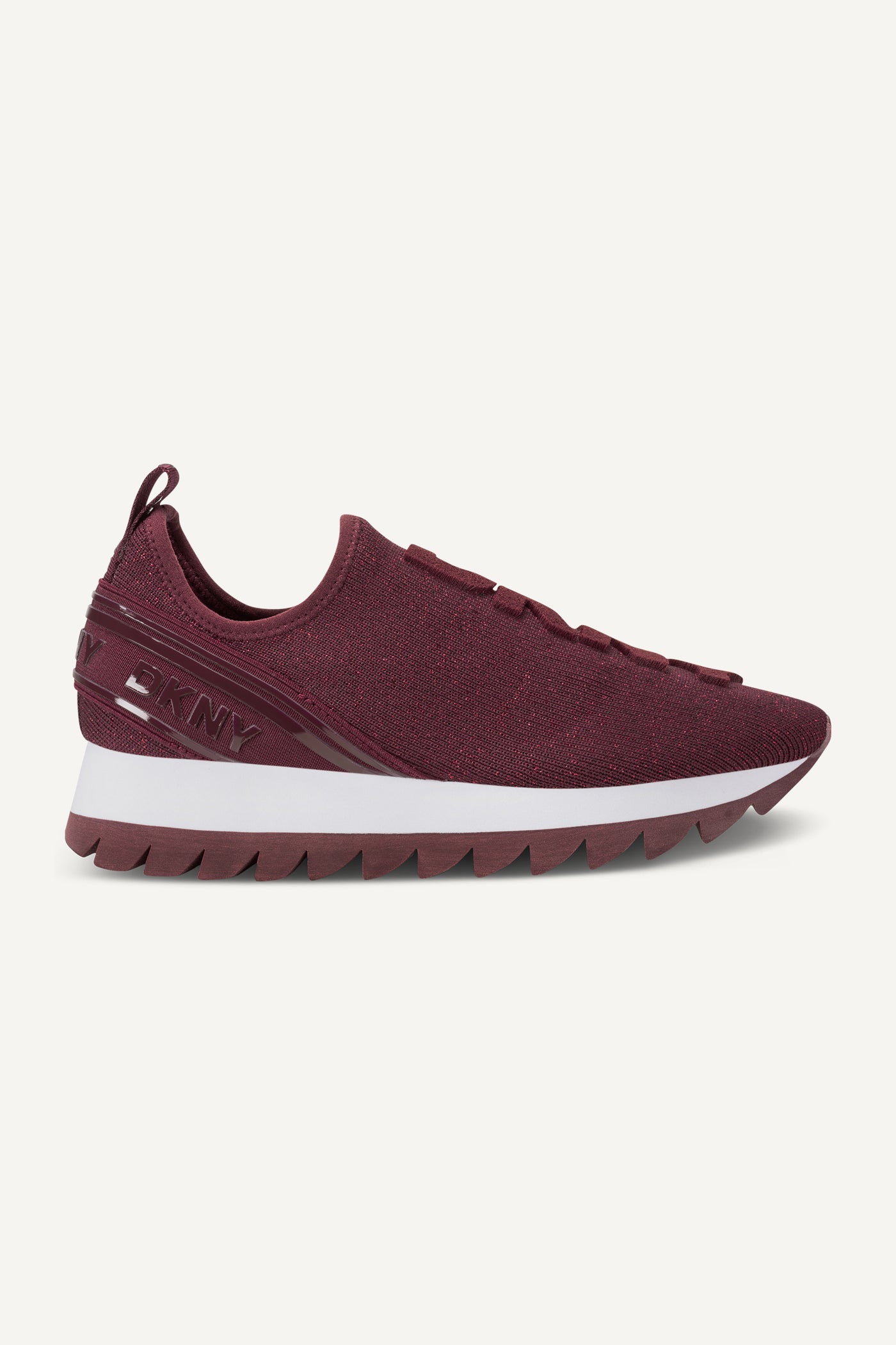 Burgundy ABBI SLIP ON SNEAKER 30MM, VIEW 1 | Sneakers