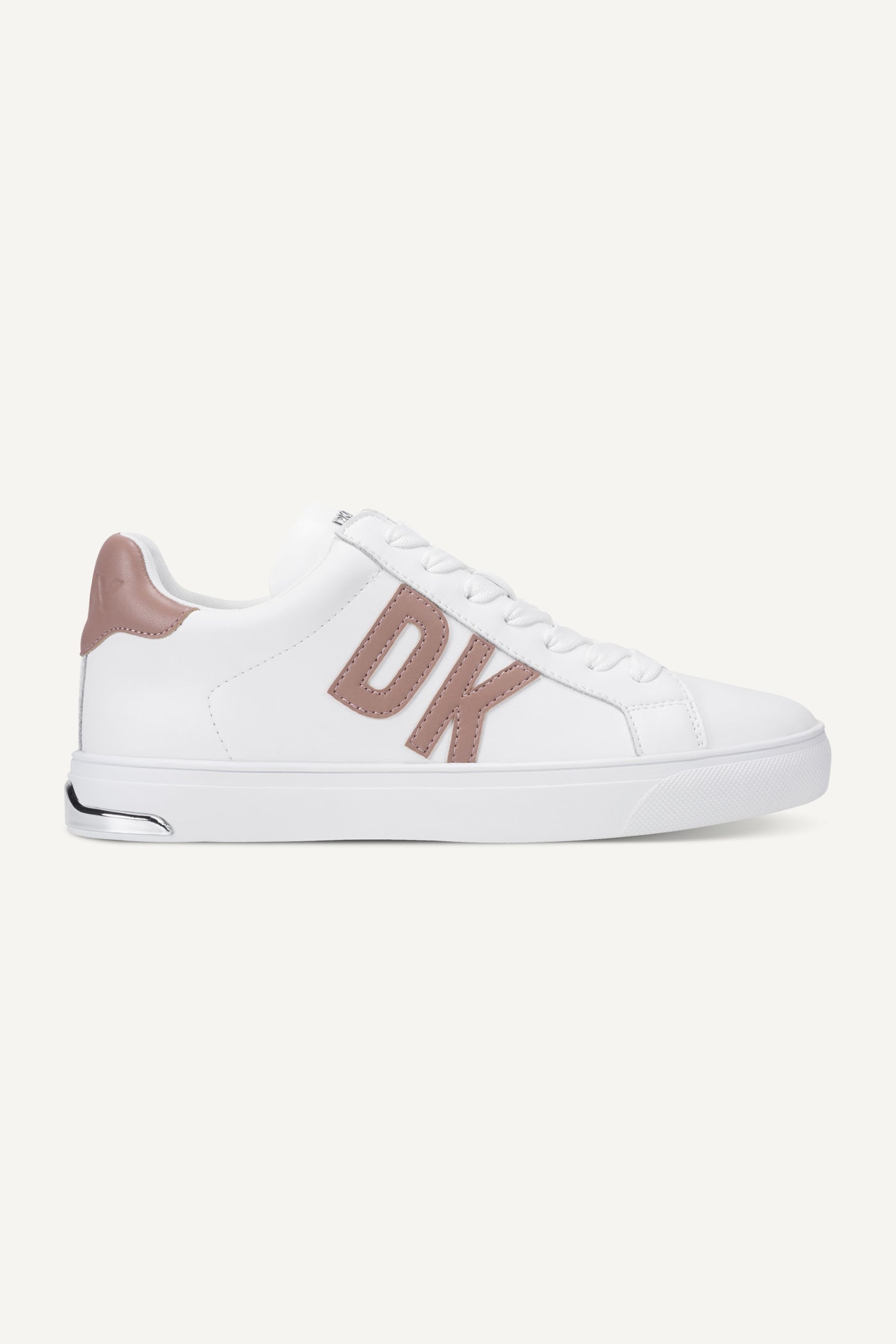 WHITE/BLUSH ABENI LACE UP SNEAKER 30MM, VIEW 1 | Sneakers