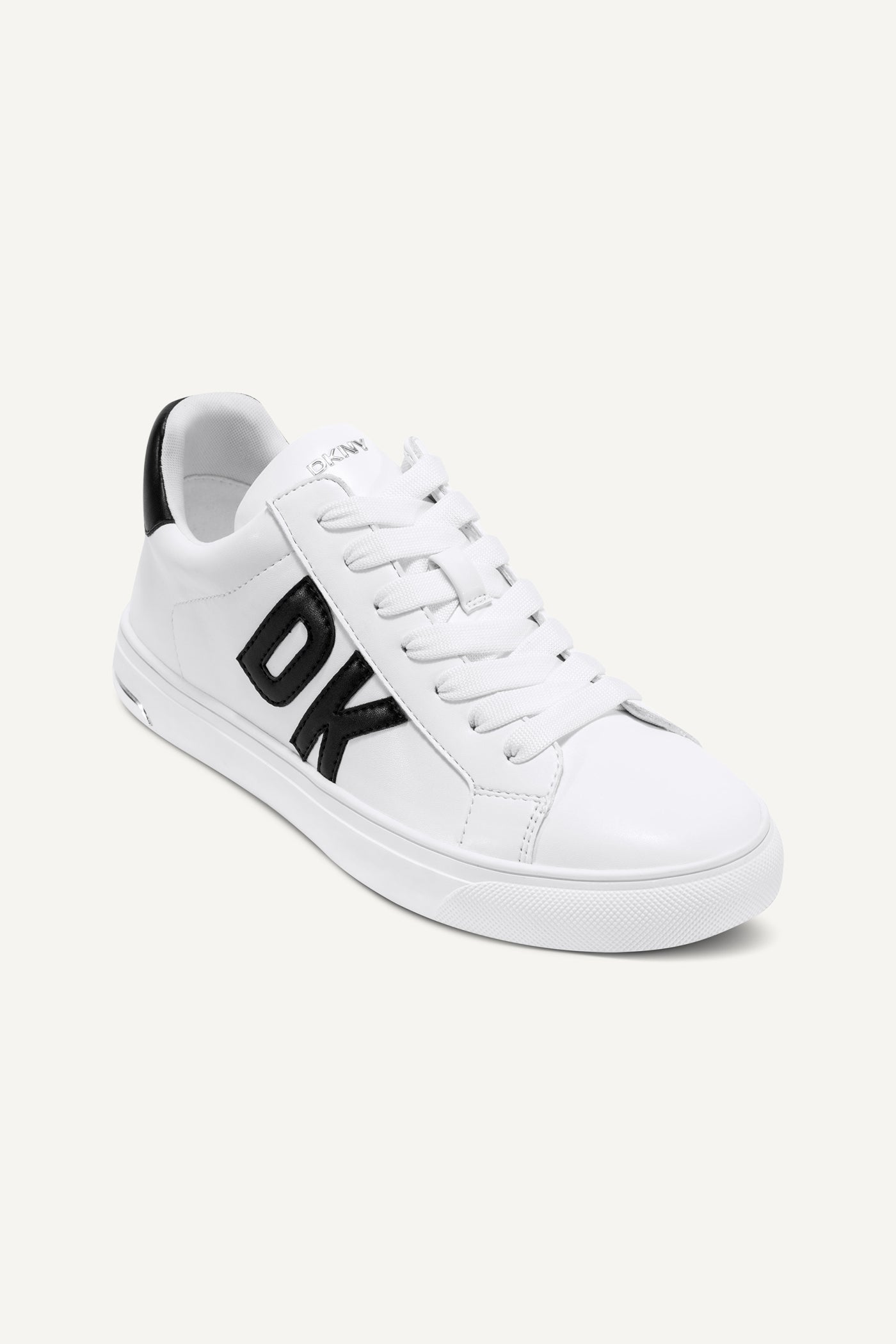 WHITE/BLACK ABENI LACE UP SNEAKER 30MM, VIEW 2 | Sneakers