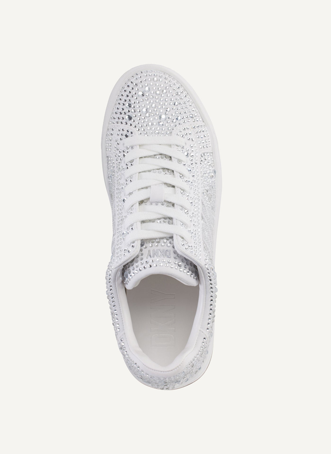 ABENI RHINESTONE LACE UP SNEAKER VIEW 3