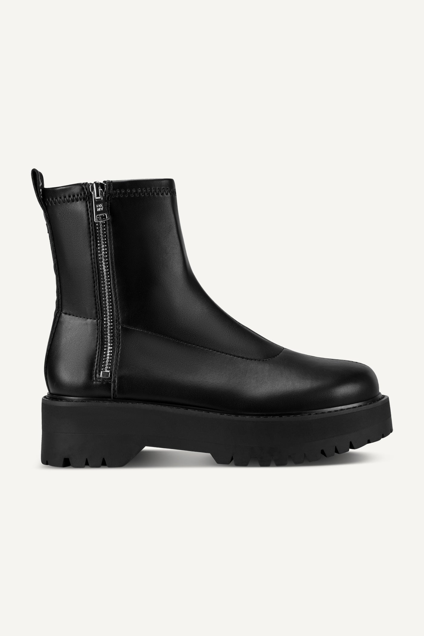 Black BALTHILD LUG BOOTIE WITH ZIP 60MM, VIEW 1 | Women's Shoes