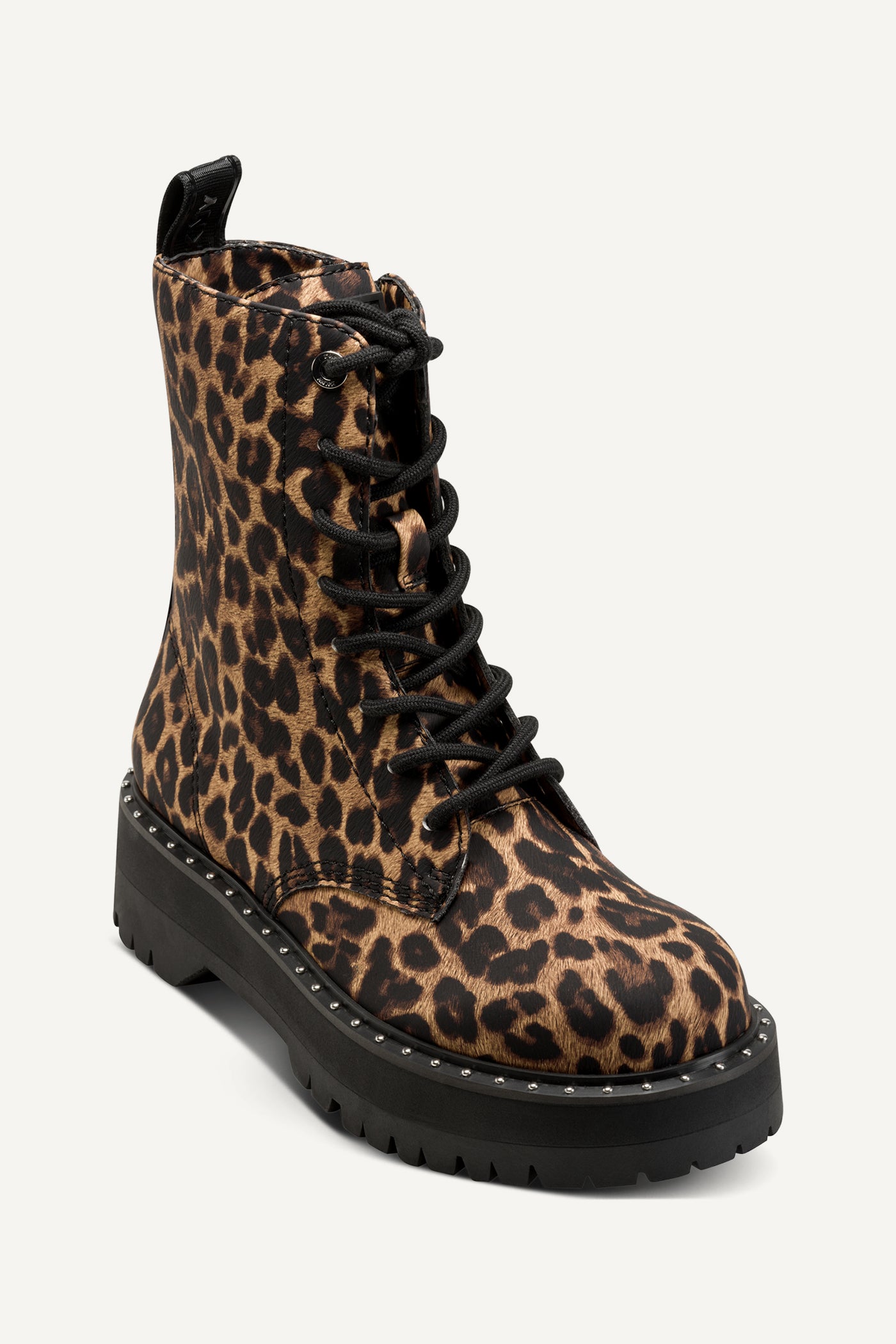 NATURAL BATU STUDS LACE UP BOOTIE 60M, VIEW 2 | BOOTIES