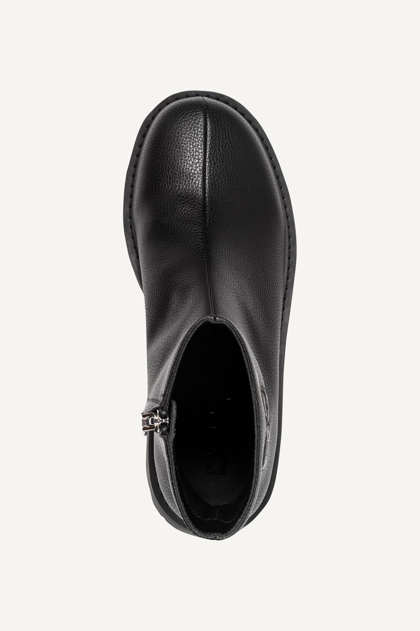 BINYAMIN LUG BOOTIE WITH ZIP VIEW 3 | New Arrivals