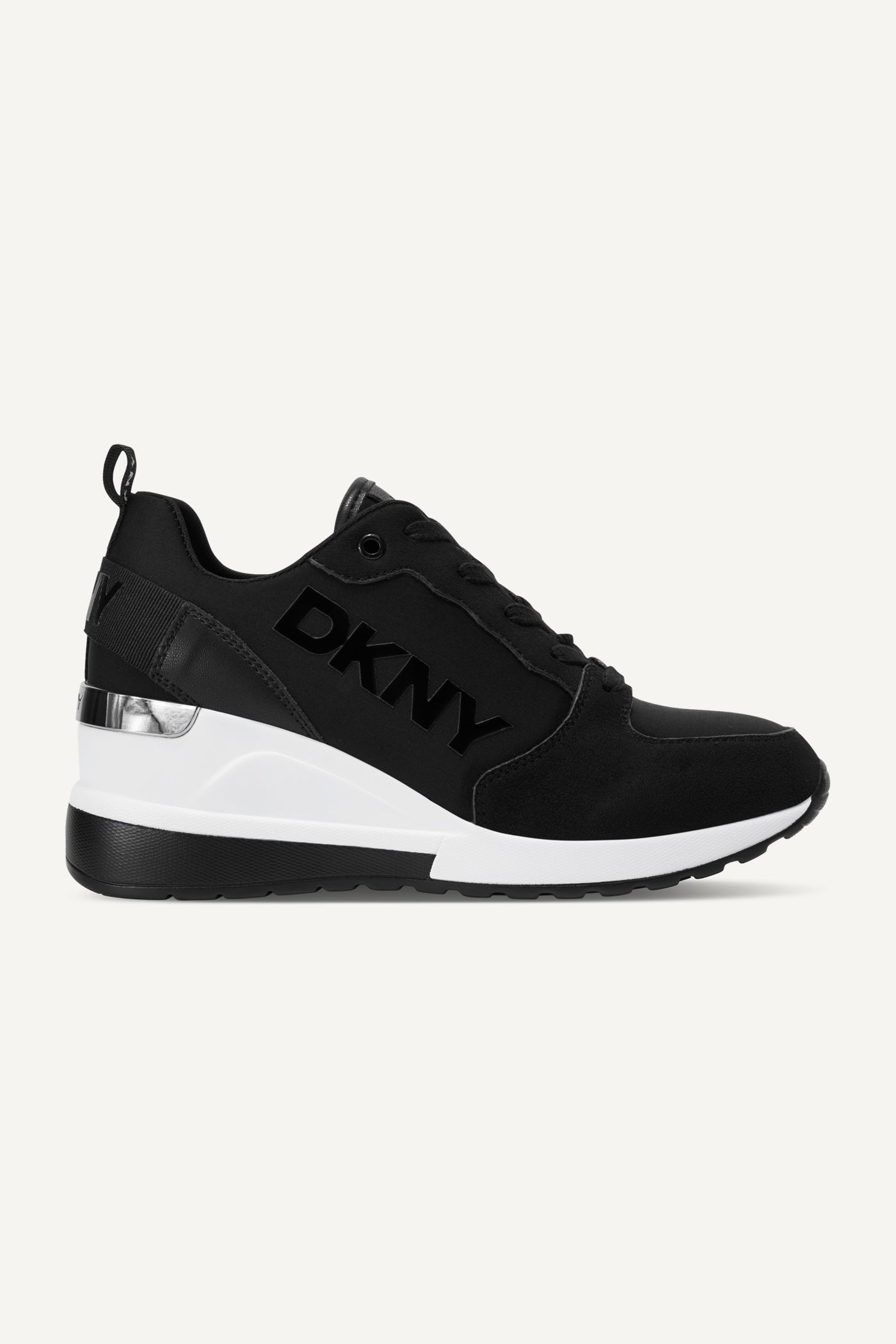 Black CAIT WEDGE SNEAKER, VIEW 1 | Sneakers