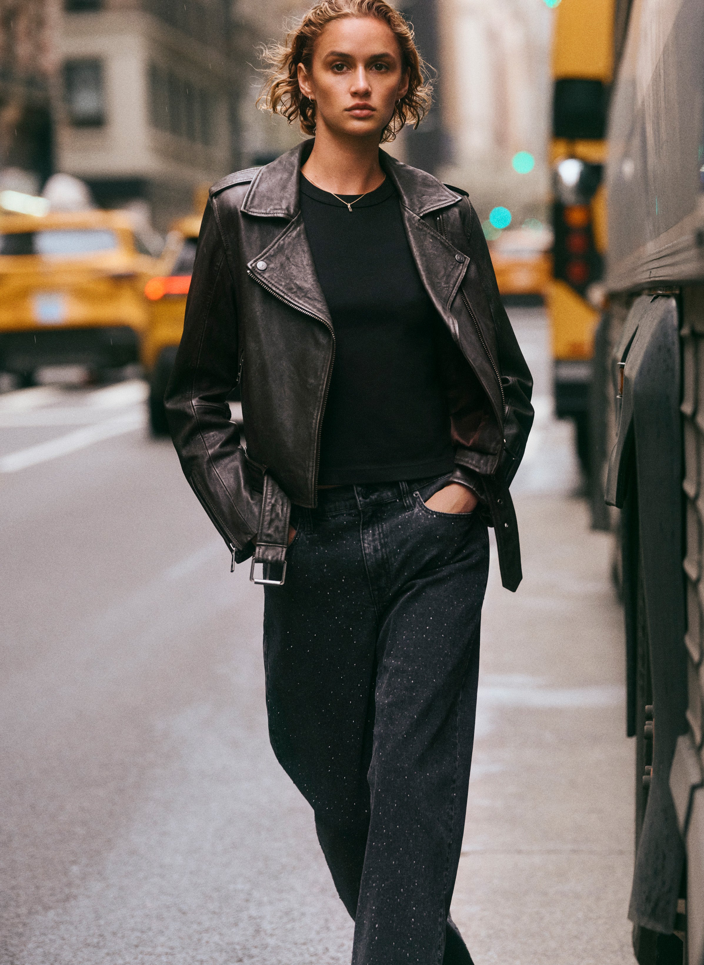 ⚠️DKNY本革ミニスカート 羊革 //JEANS ダナキャラン DKNY 本革ミニスカート 羊革 //JEANS ダナキャラン