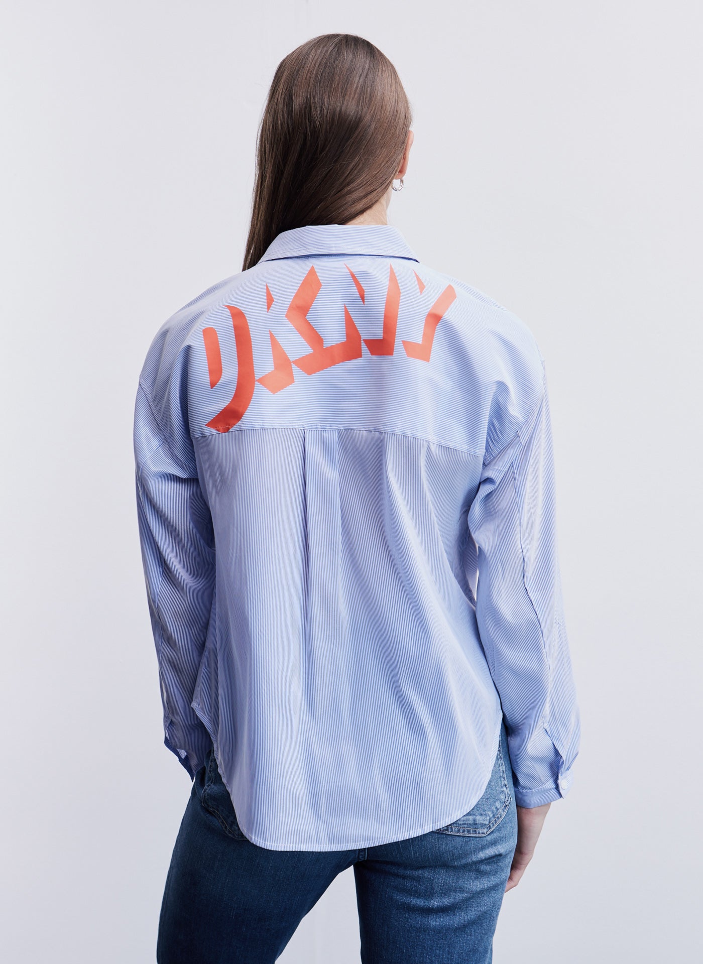 dkny denim shirt