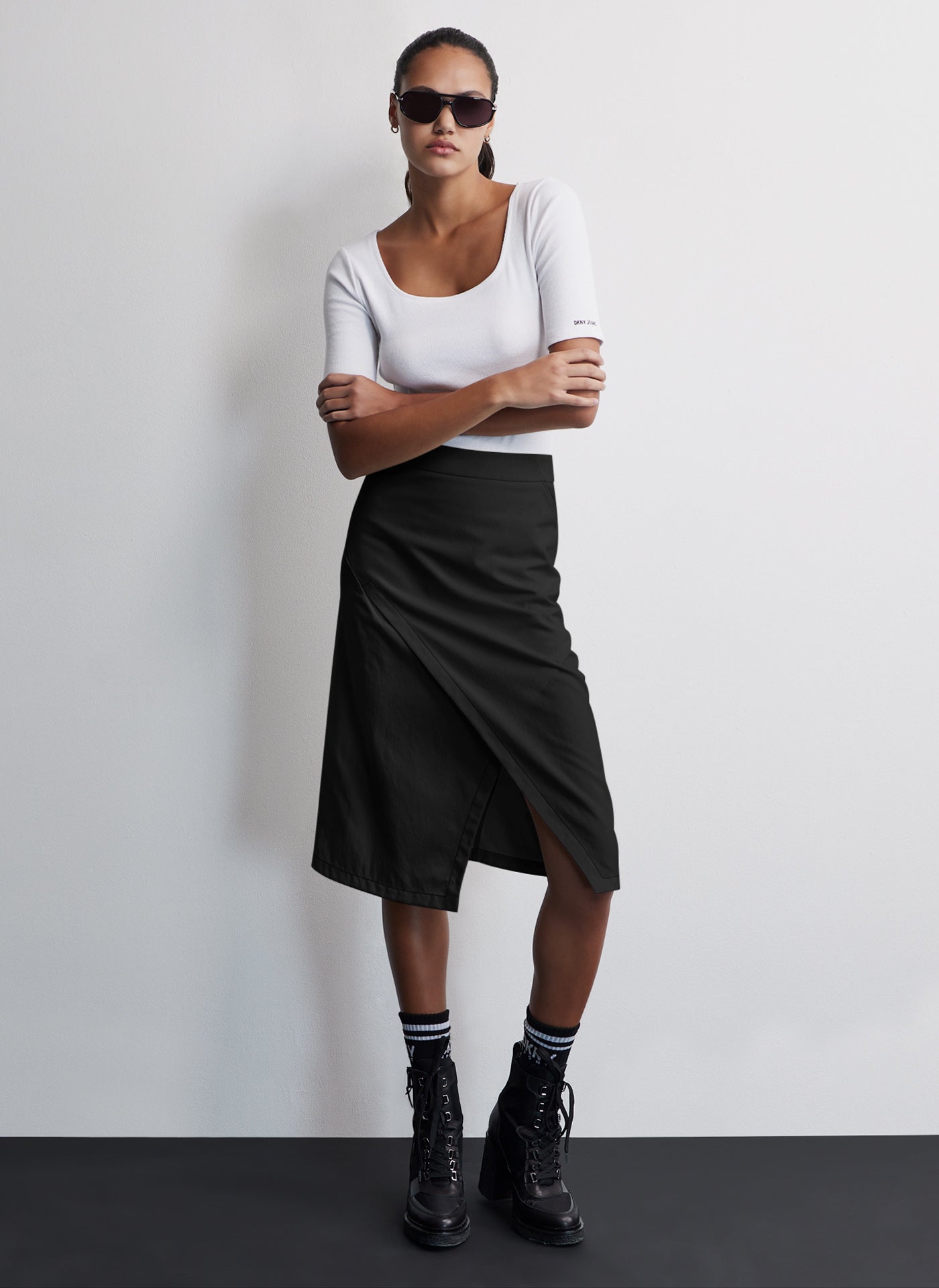 dkny ombre skirt