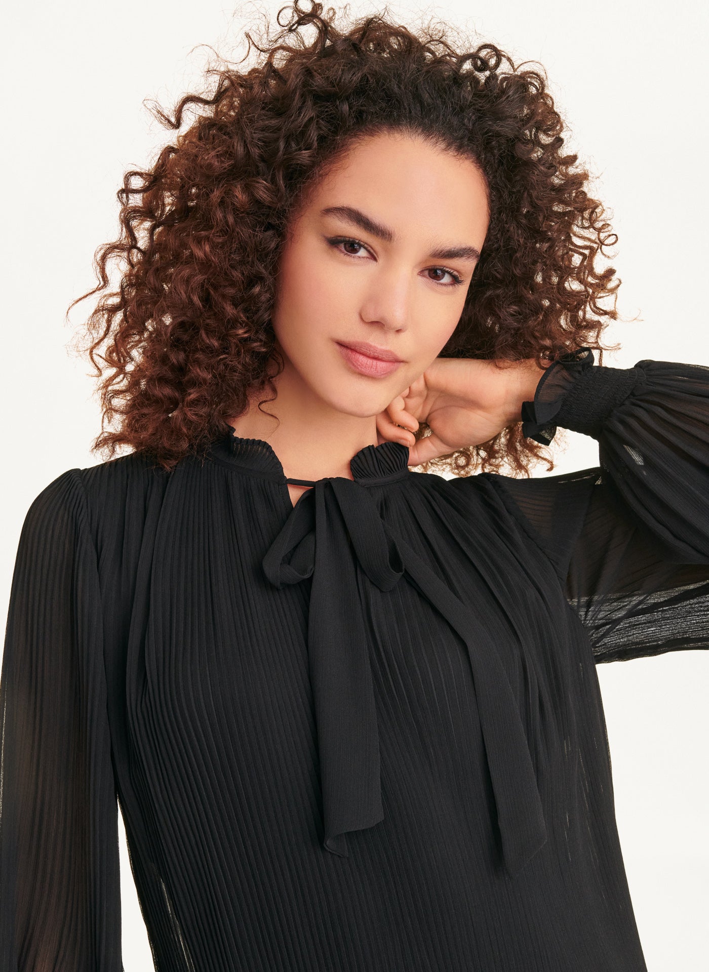Pleated A Line Dress VIEW 4 | SALE DRESSES