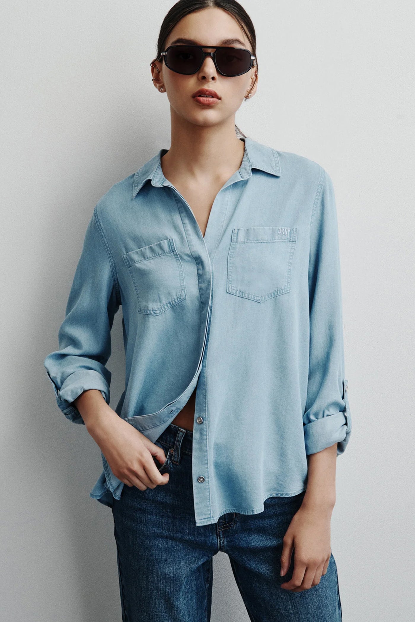 CHAMBRAY THE LIVE-IN SHIRT, VIEW 1 | Back-To-School Shop