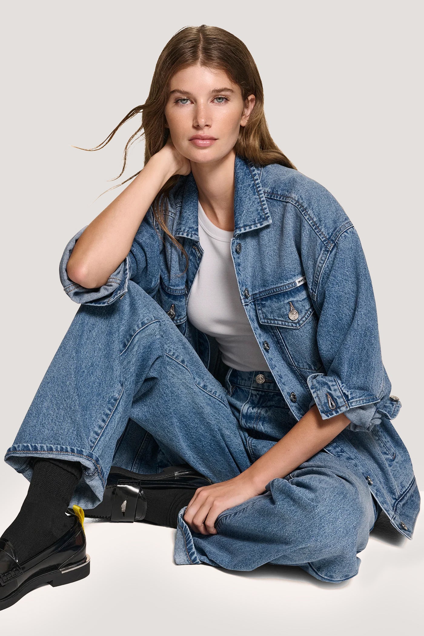 CEDAR STREET VESEY MID RISE RELAXED STRAIGHT 32 INCH INSEAM, FRONT VIEW | Pants & Denim