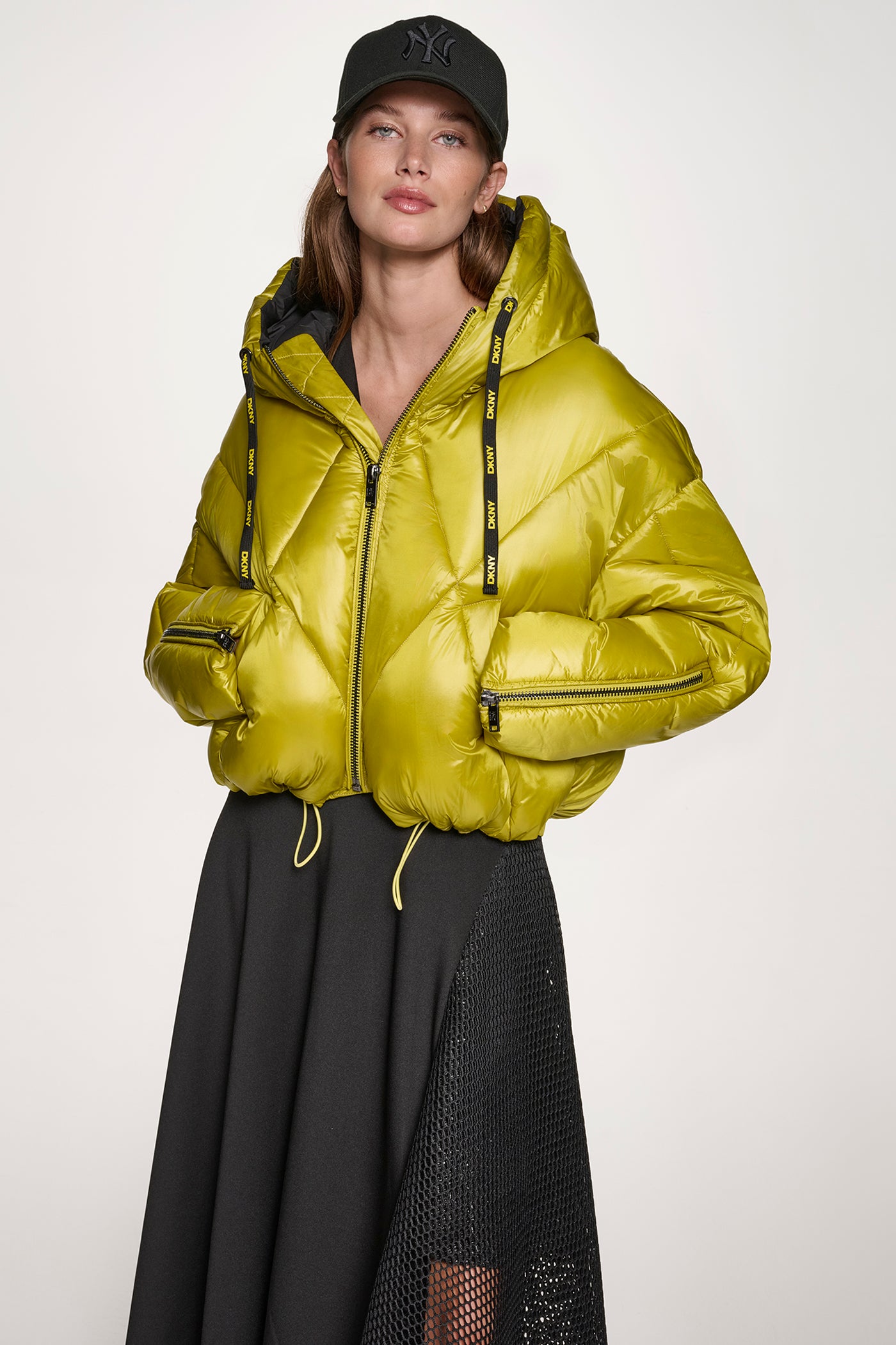 Citronella CROPPED PUFFER JACKET, VIEW 2 | Fall Collection