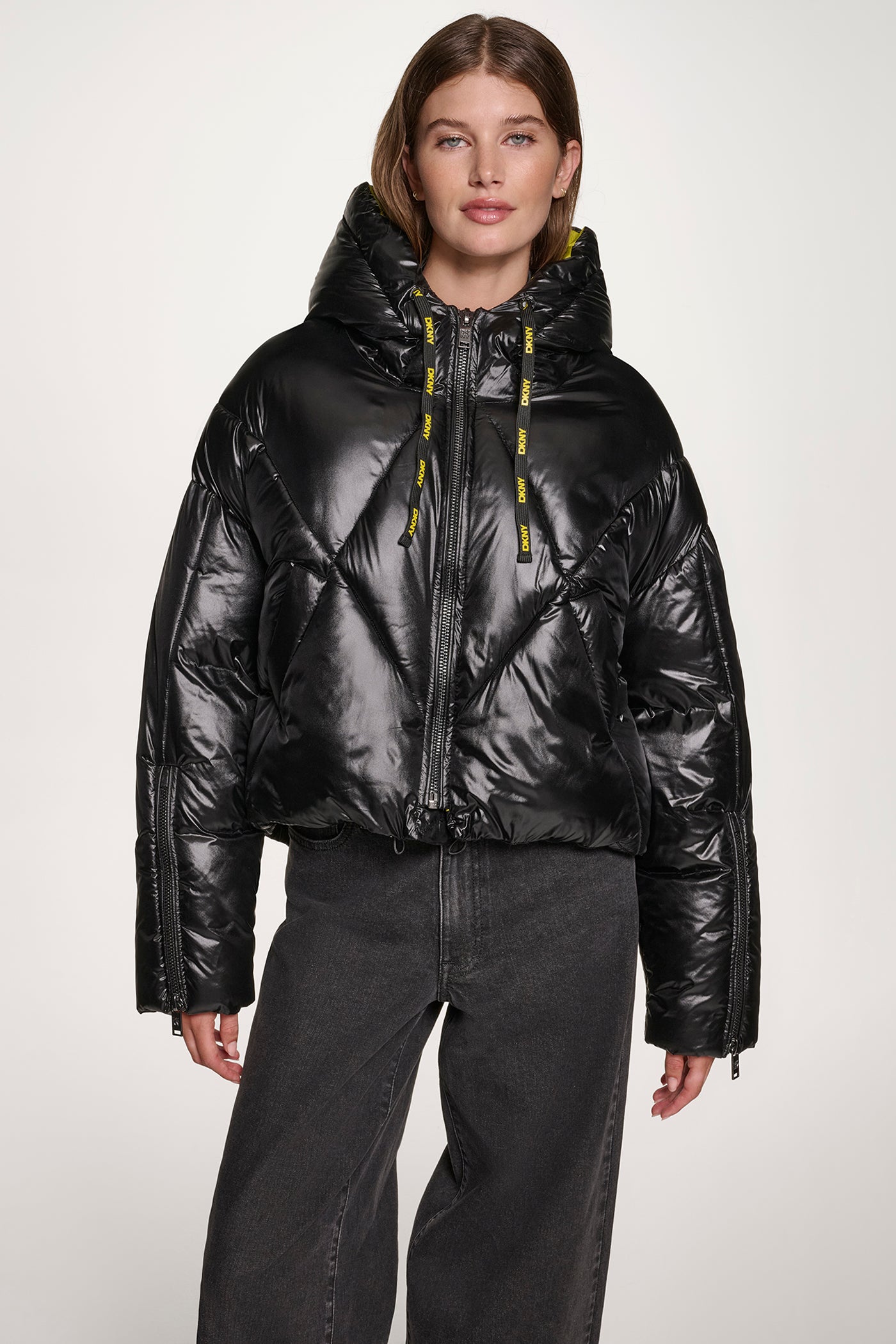 Citronella CROPPED PUFFER JACKET, VIEW 1 | Fall Collection