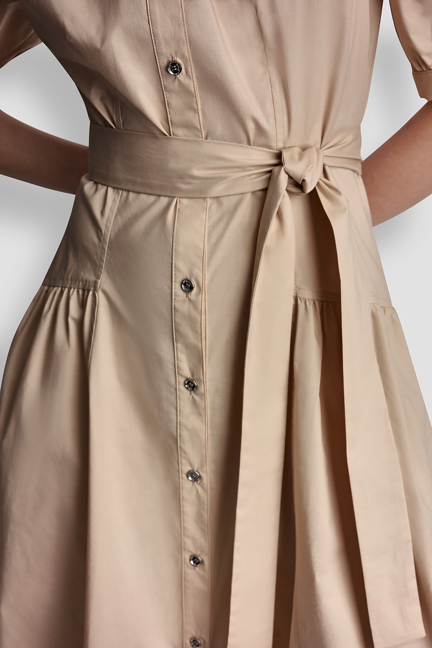 DROP-WAIST MIDI SHIRT DRESS VIEW 6 | SALE CLOTHING