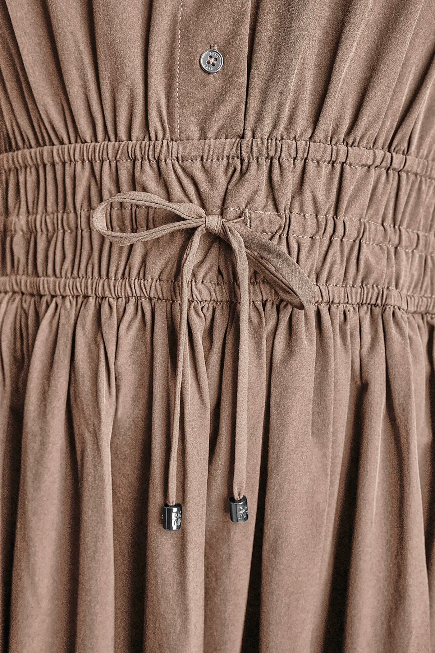 SMOCKED-WAIST COMMUTER DRESS VIEW 8 | Spring 2026