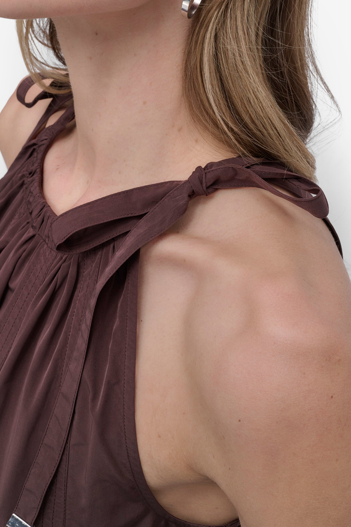 FIT & FLARE HALTER MAXI DRESS VIEW 5 | SALE DRESSES