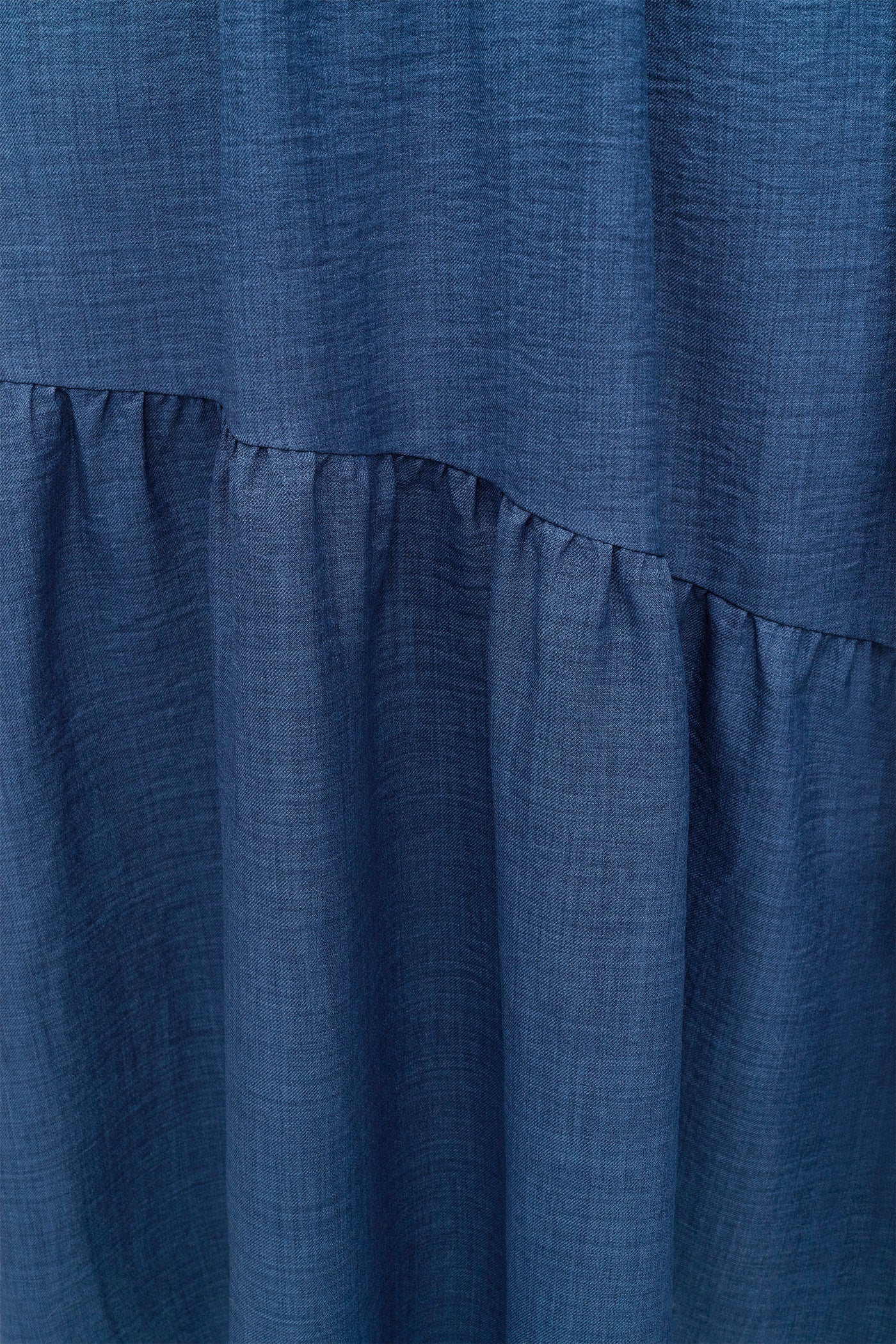 TIERED ASYMMETRIC MAXI DRESS VIEW 5 | Denim Destination
