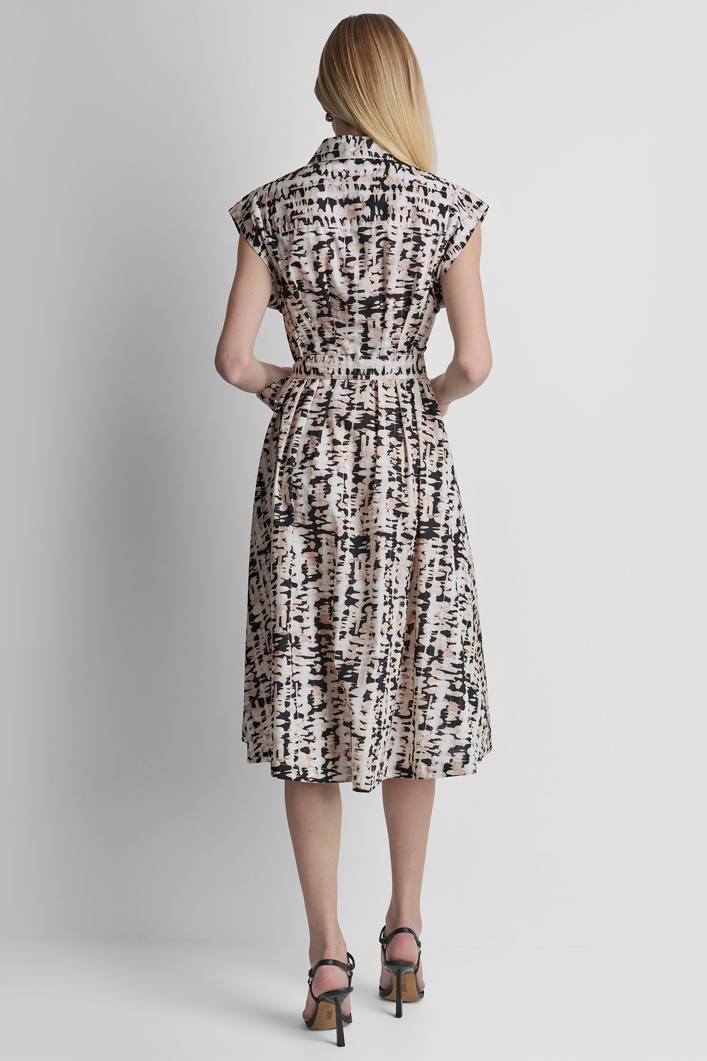 CAP-SLEEVE MIDI SHIRT DRESS VIEW 6 | SPRING 2026