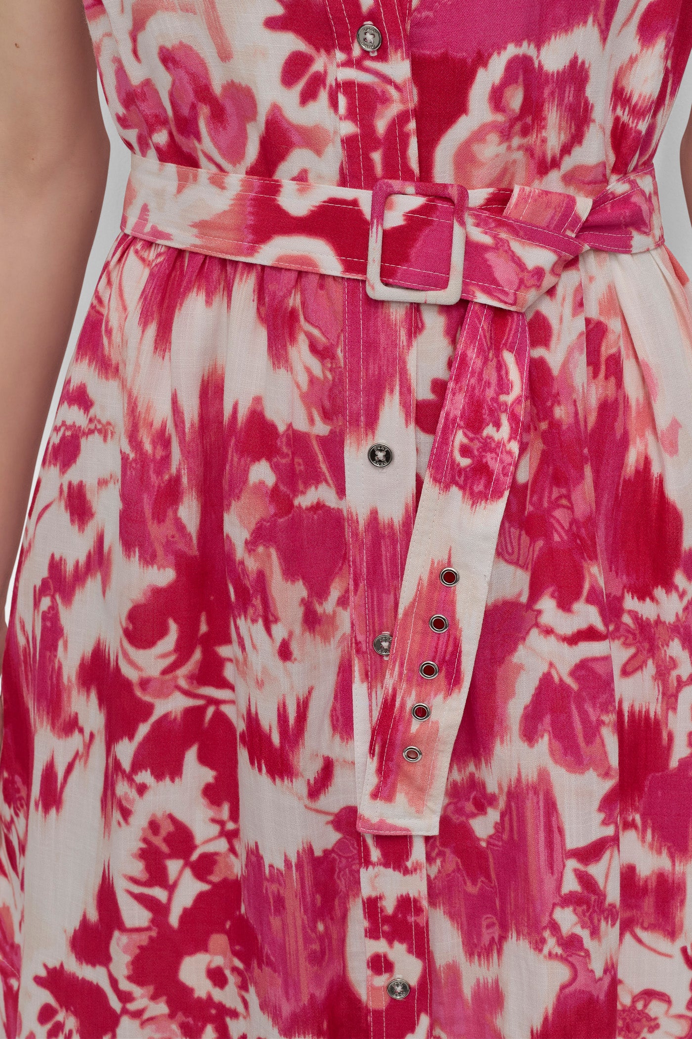 BELTED FLORAL SHIRT DRESS VIEW 7 | SALE DRESSES