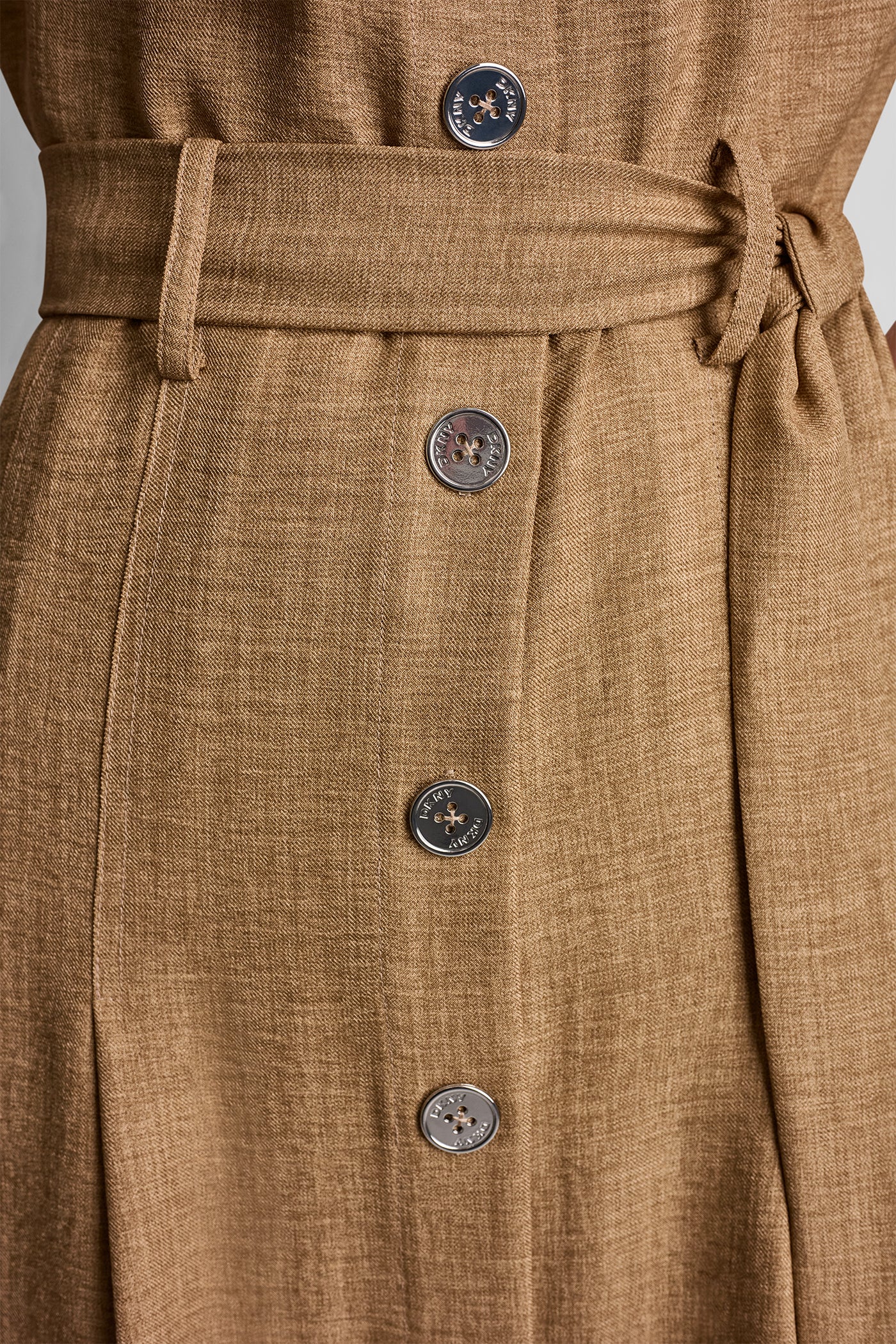 PLEATED MIDI SHIRT DRESS VIEW 9 | MIDI DRESSES