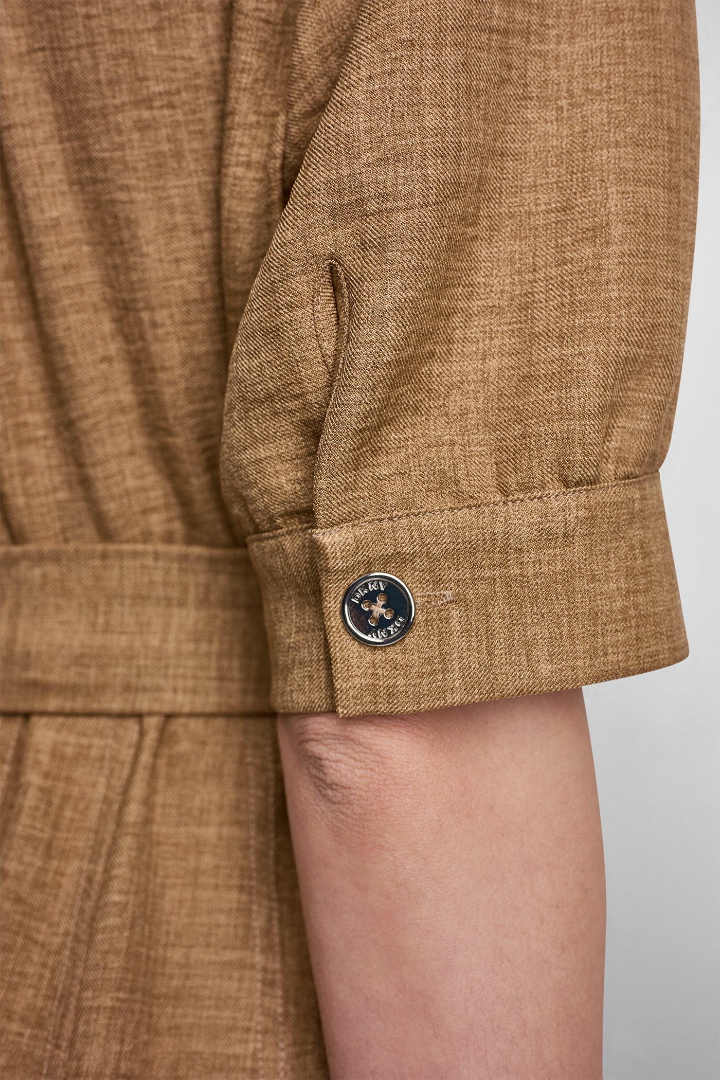 PLEATED MIDI SHIRT DRESS VIEW 8 | MIDI DRESSES