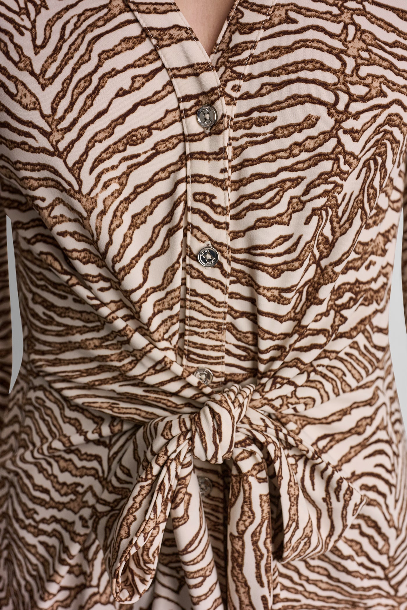 ZEBRA PRINT MIDI SHIRT DRESS VIEW 7 | The Vacation Edit
