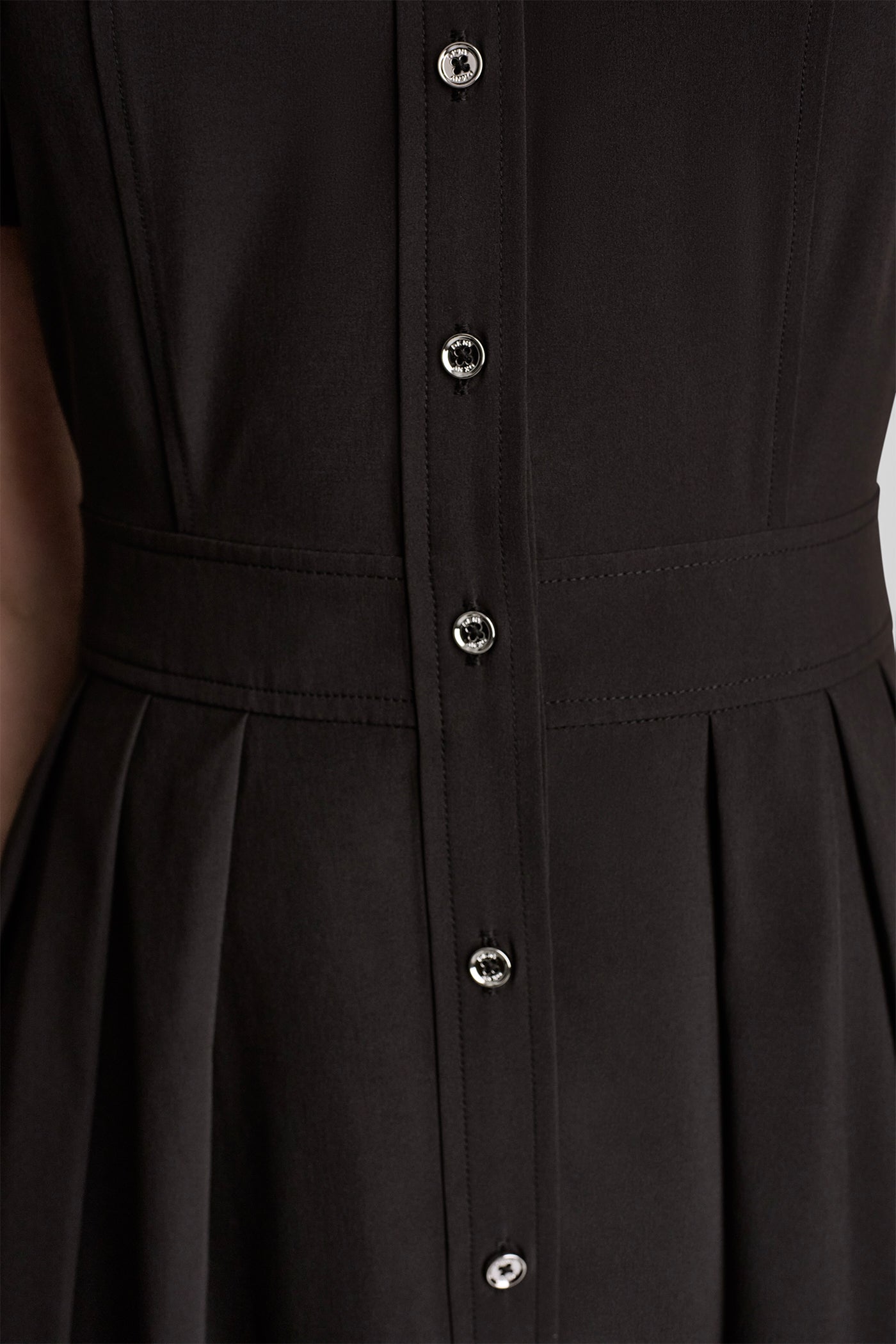 PUFF SLEEVE PLEATED MIDI SHIRT DRESS VIEW 7 | New Arrivals