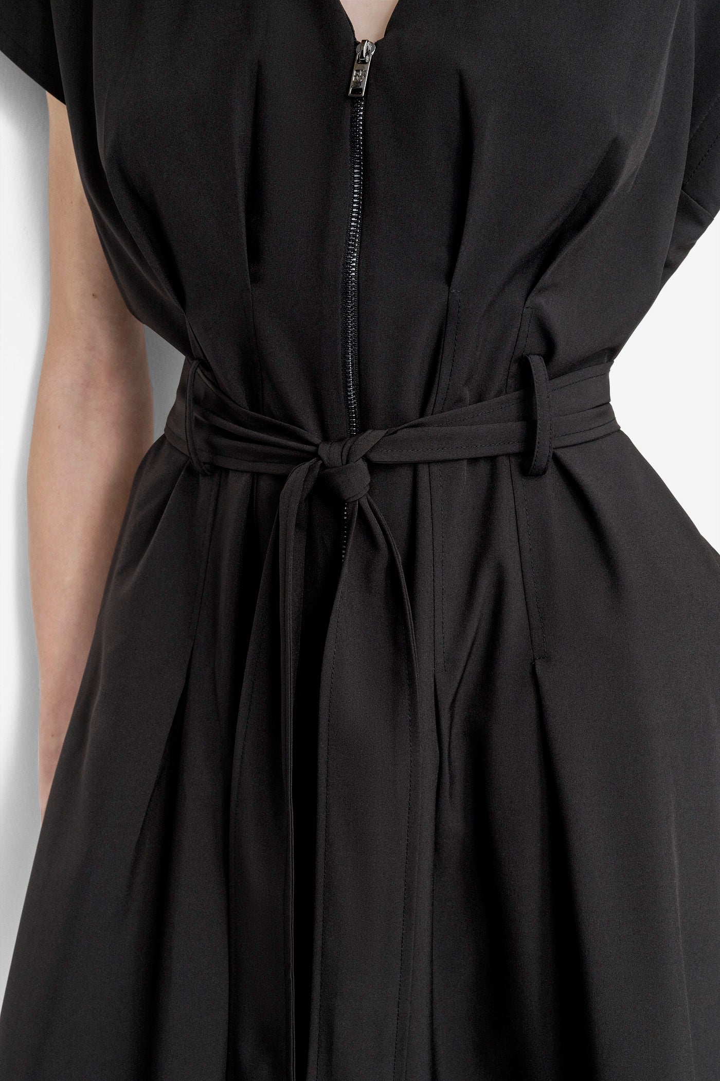 COMMUTER FIT & FLARE ZIP-FRONT DRESS VIEW 5 | SALE DRESSES