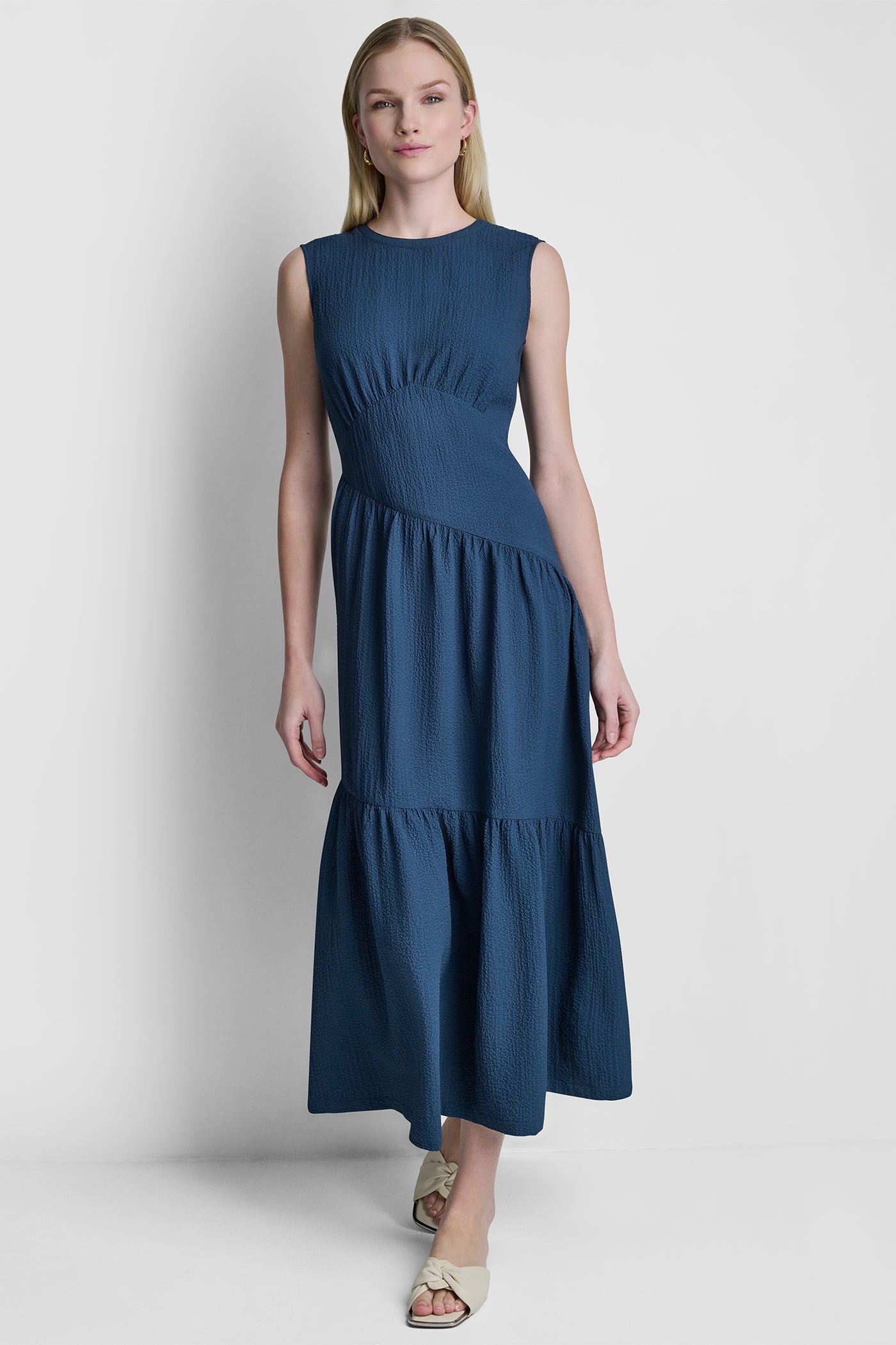 A-LINE TIERED MAXI DRESS VIEW 5