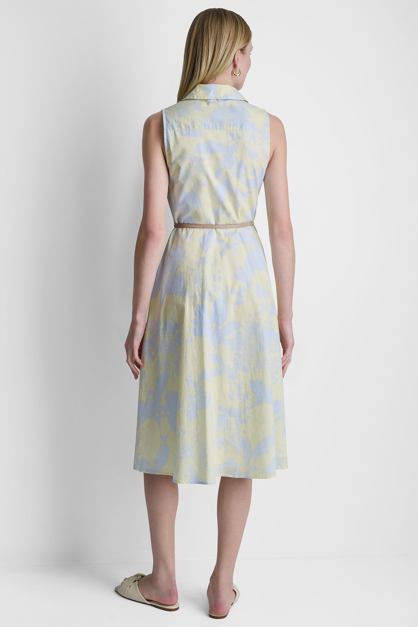 WRAP-EFFECT FLORAL PRINT DRESS VIEW 3 | New Arrivals