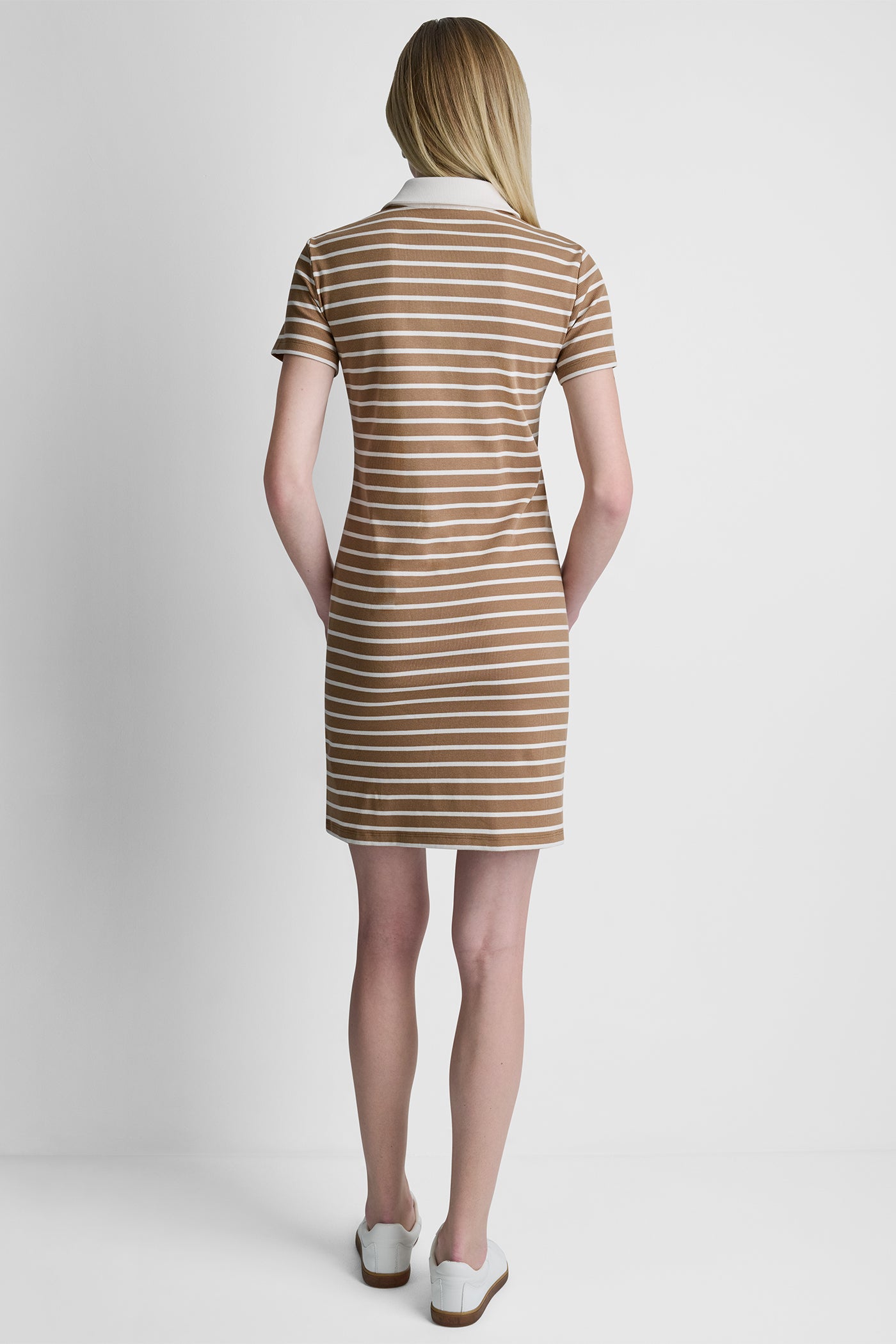 STRIPE MINI POLO DRESS VIEW 3 | New clothing