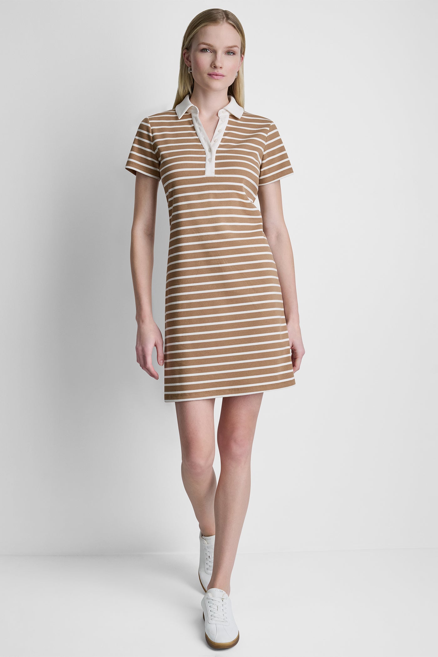 STRIPE MINI POLO DRESS VIEW 5 | New clothing