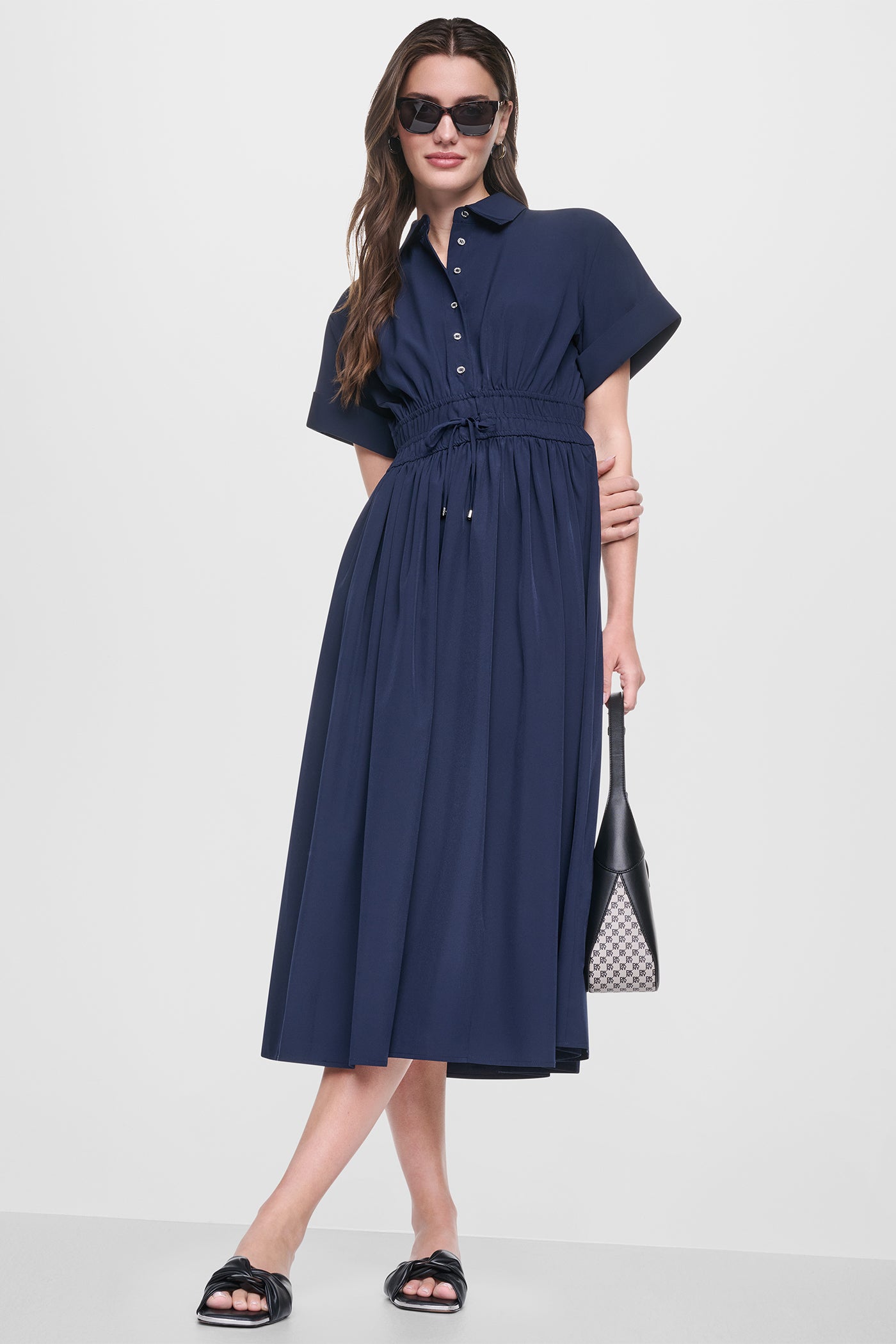 MIDI COMMUTER SHIRT DRESS VIEW 6 | All Products